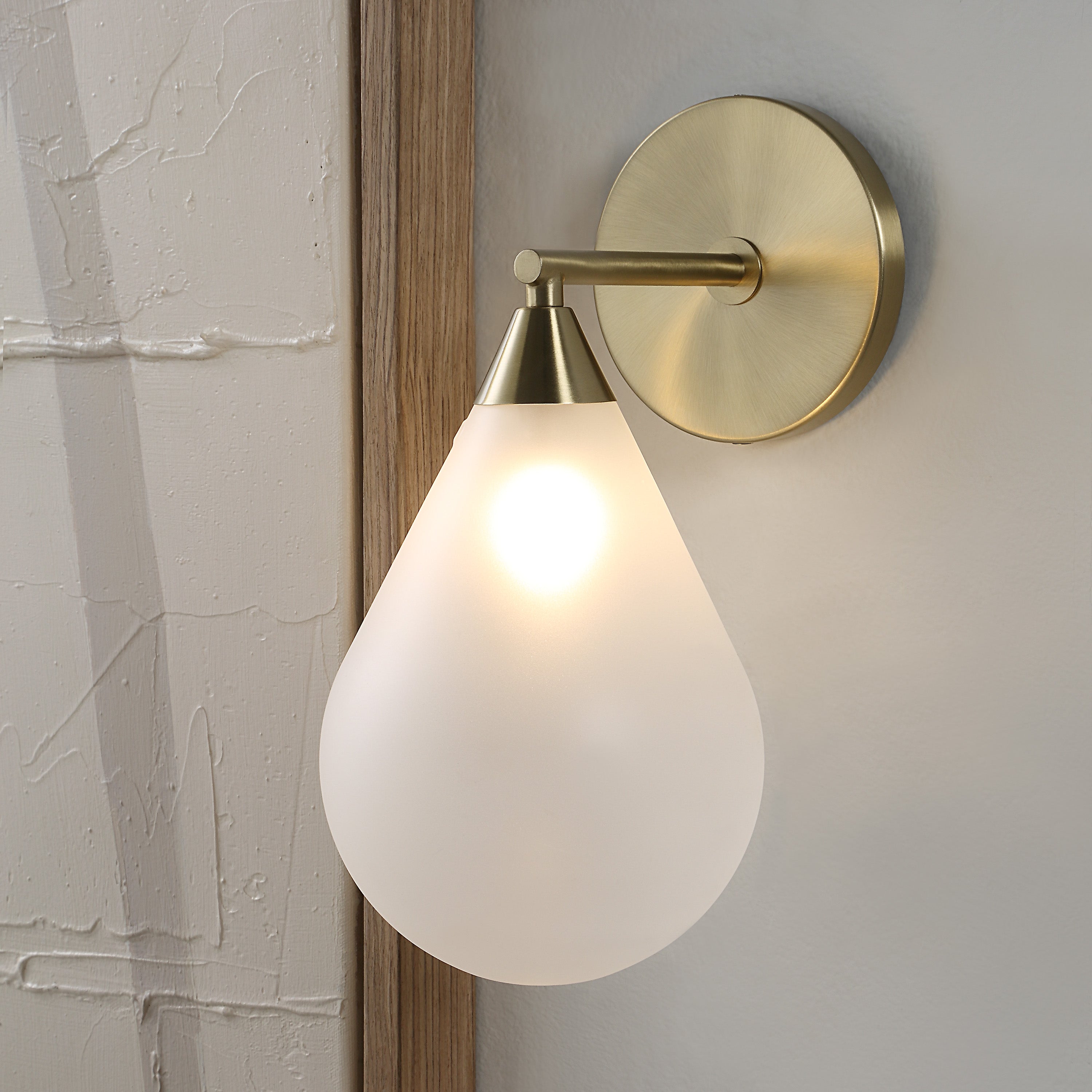 Luna 12" Wall Sconce, Yellow-Wall Sconce-DECOROLALA