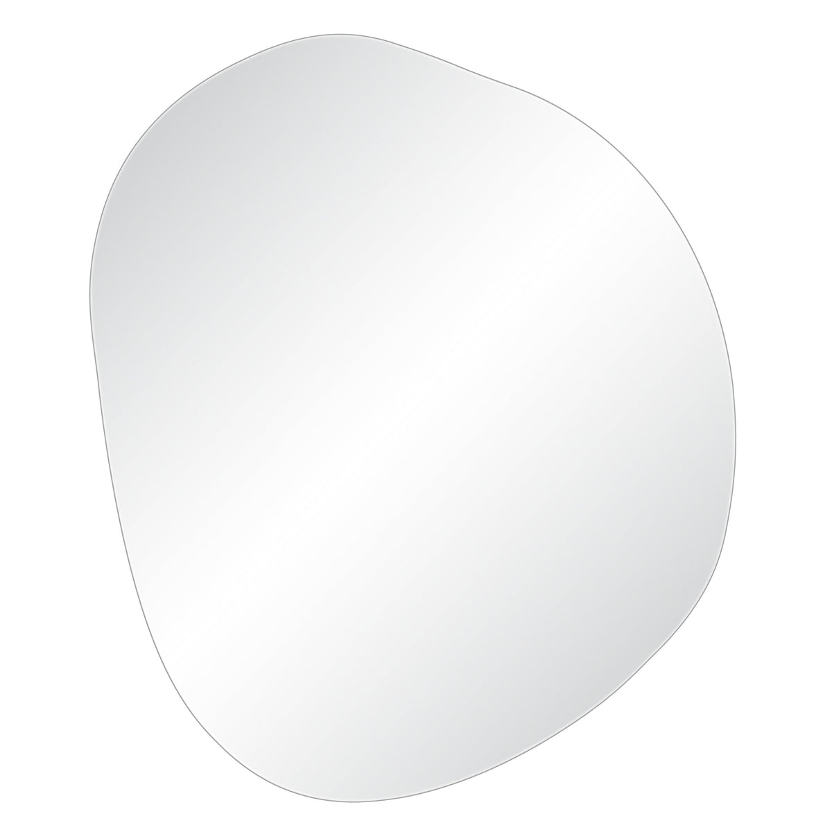 Lunaria 45" Tall Irregular Round Mirror-Mirrors-DECOROLALA
