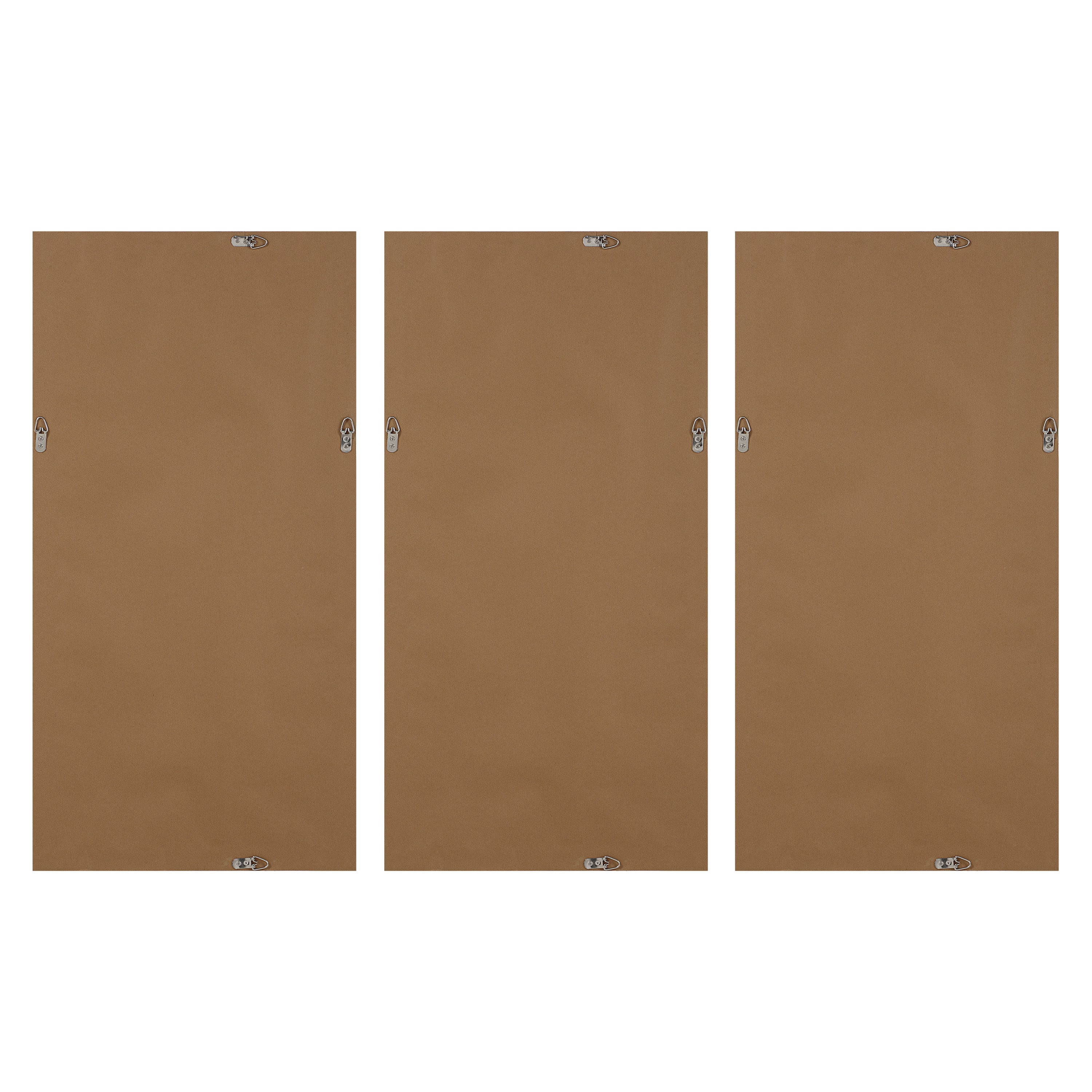 Lux 40" H x 20" W Canvas Art, (3 Piece Set)-Canvas Print-DECOROLALA