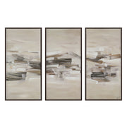 Lux 40" H x 20" W Canvas Art, (3 Piece Set)-Canvas Print-DECOROLALA