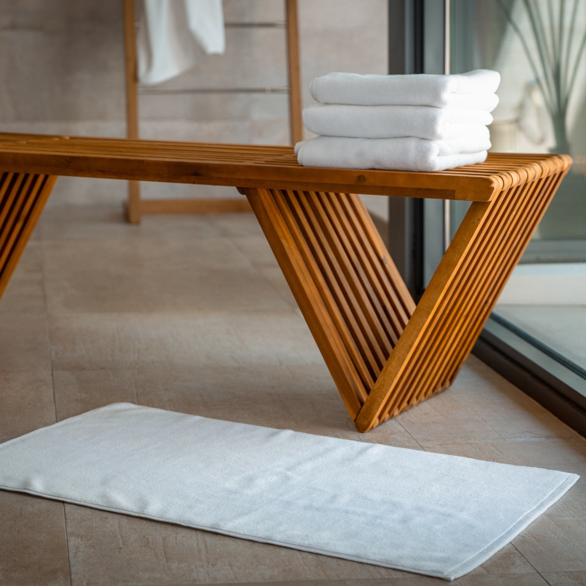 Luxury Organic Bath Mats - Turkish Cotton 4 Pack-Bath Mat-DECOROLALA