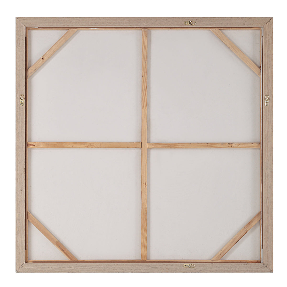 Luz 50" Wide Canvas Art with Wood Frame, Cream-Canvas Prints-DECOROLALA