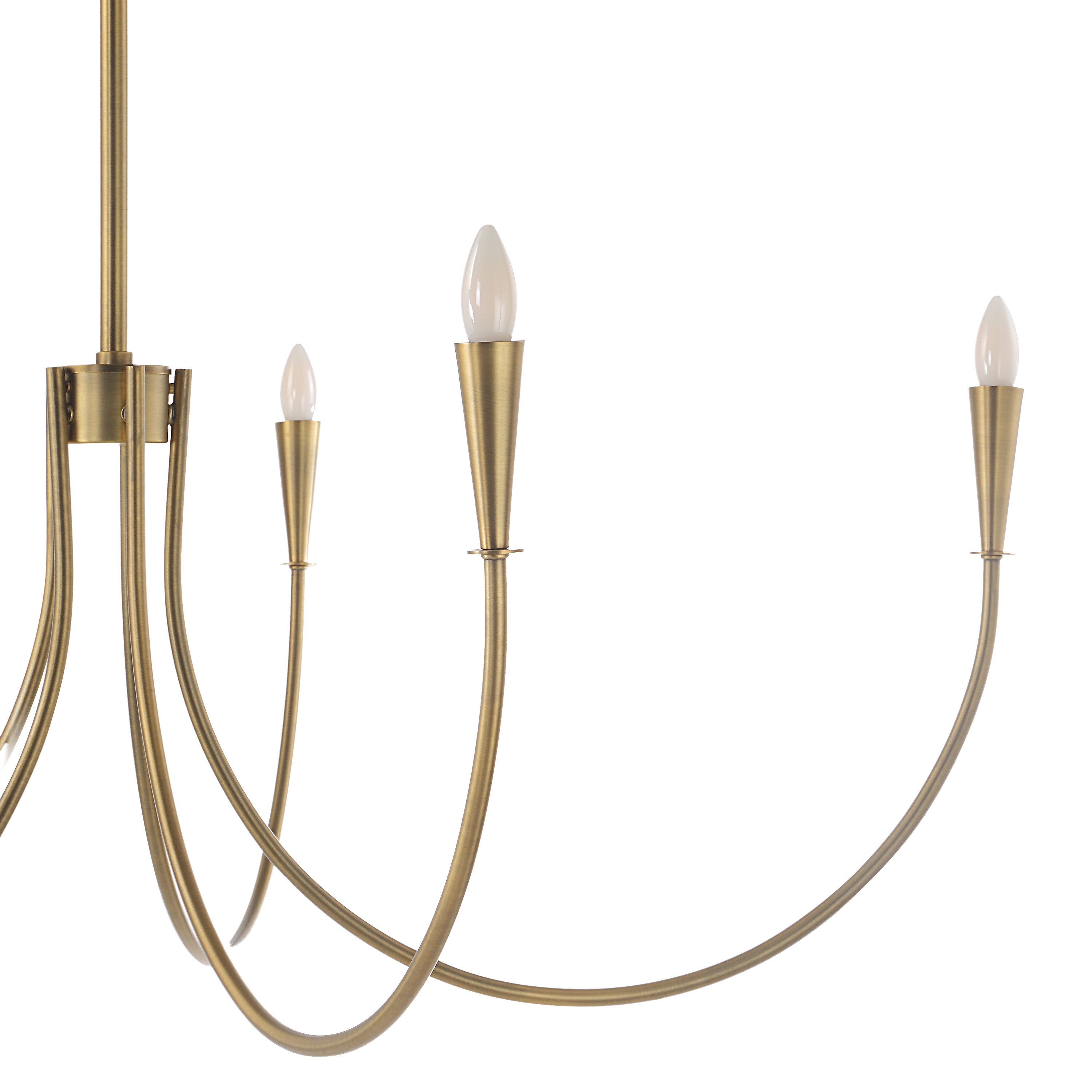 Luzon 90" Ceiling Fixture Dark Antique Brushed Brass-Ceiling Fixture-DECOROLALA