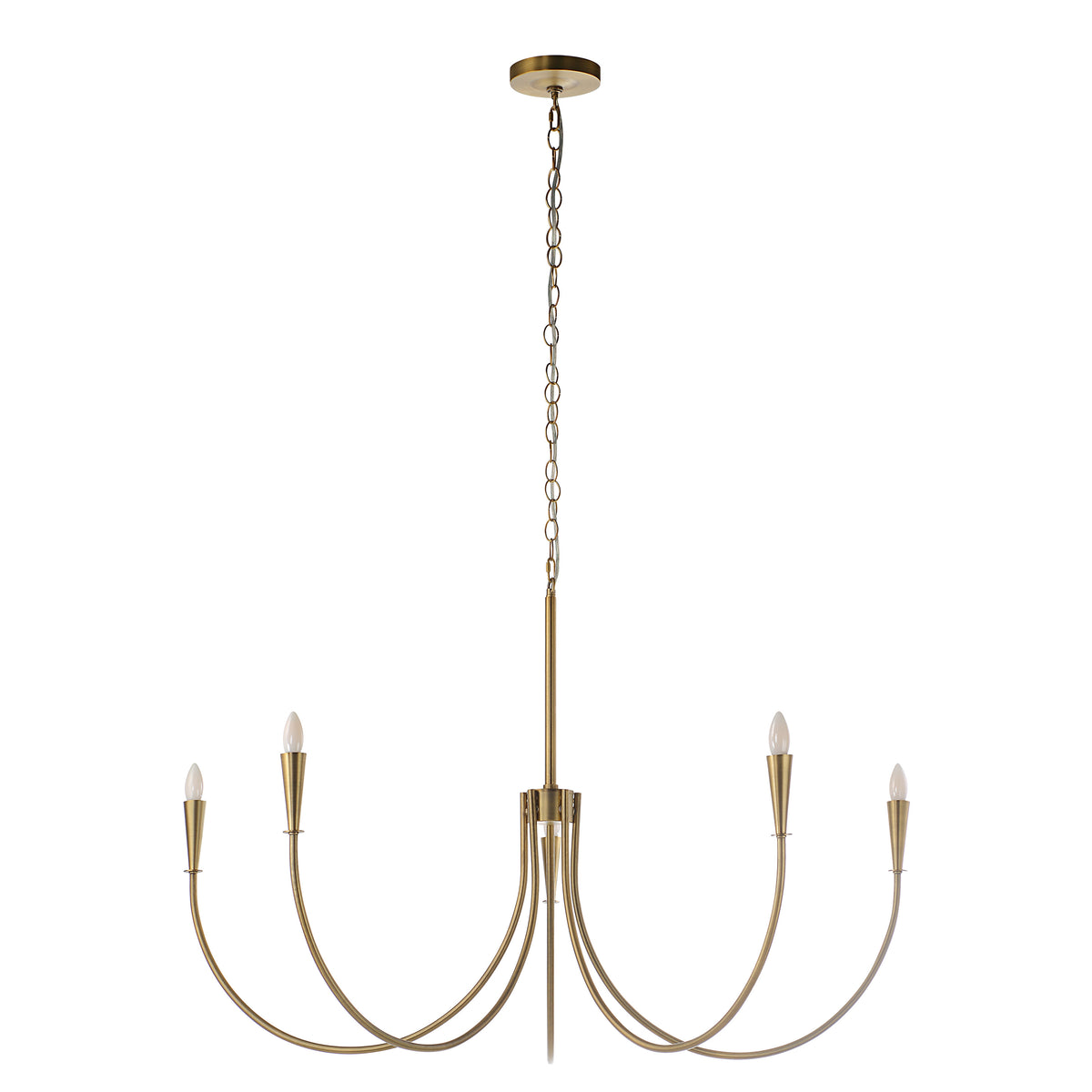 Luzon 90" Ceiling Fixture Dark Antique Brushed Brass-Ceiling Fixture-DECOROLALA