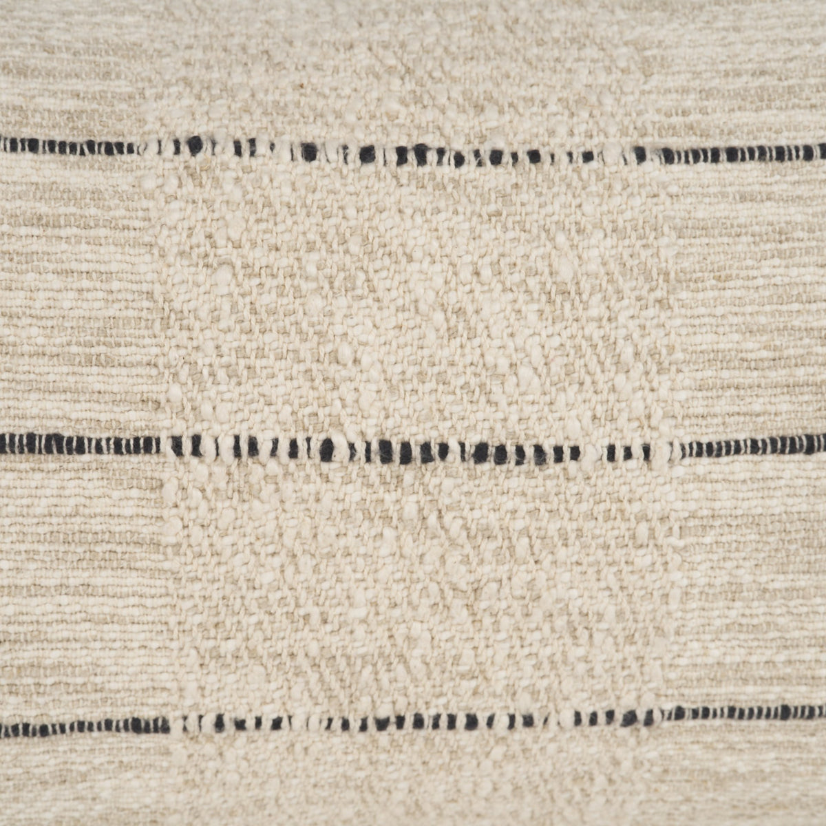 Lyle Lumbar Pillow Cover - Oatmeal & Black (min order qty 2)-Decorative Pillows-DECOROLALA