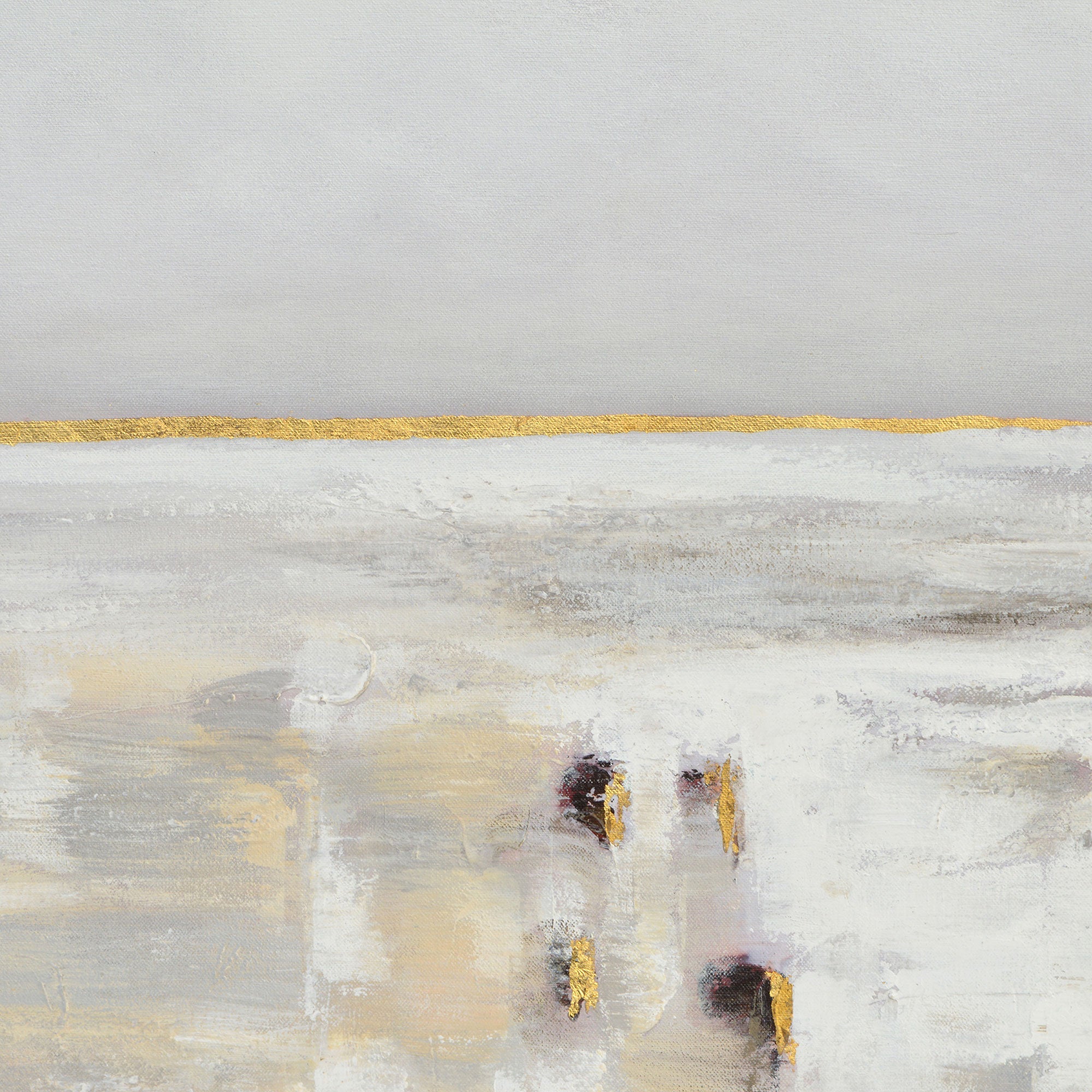 Lynx 50" Wide Canvas Art, Grey-Canvas Art-DECOROLALA