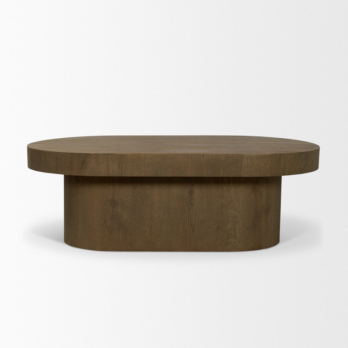 Lyonne Oblong Medium Brown Oak Wood Coffee Table-Coffee Tables-DECOROLALA