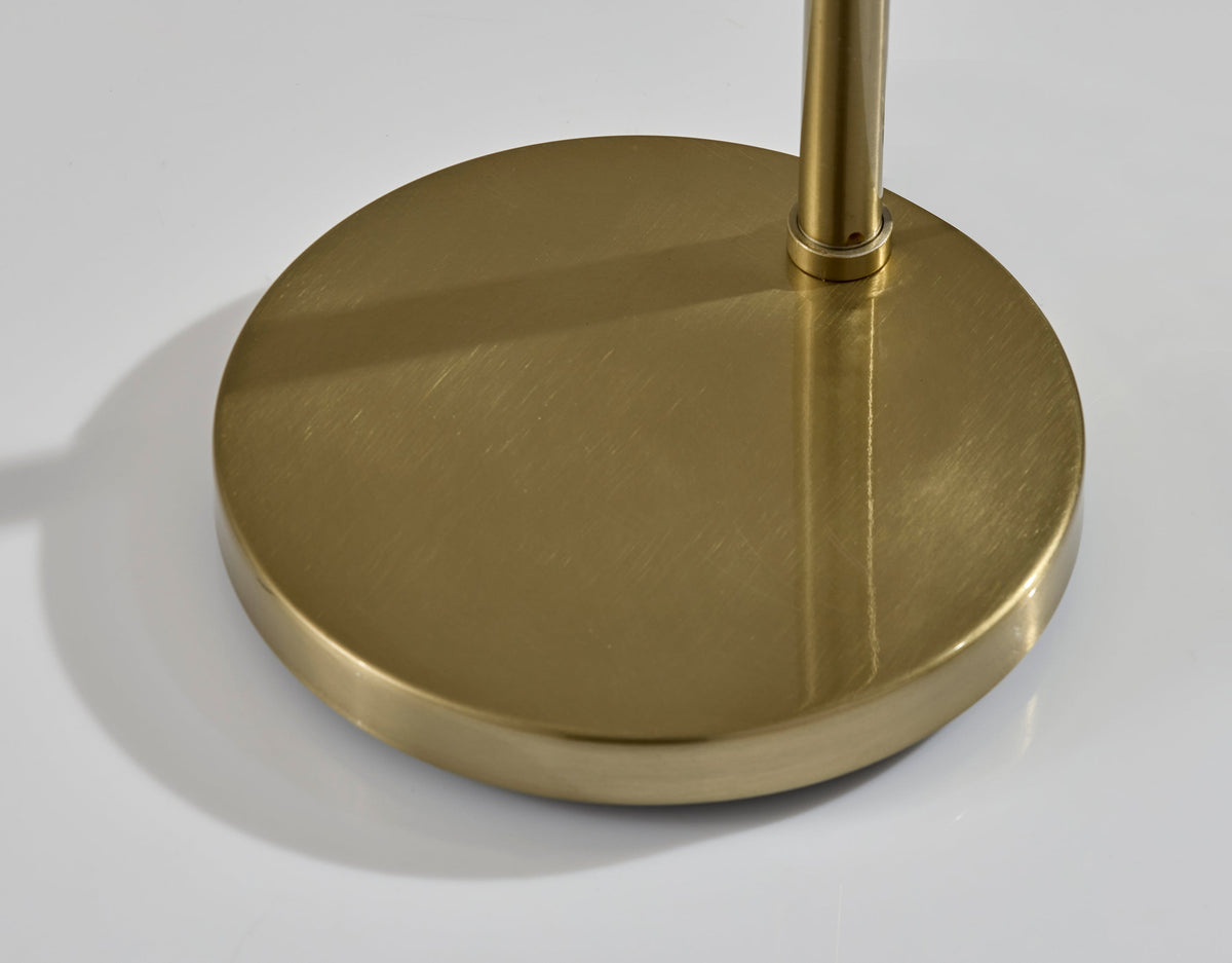 Lyra Floor Lamp 60" Antique Brass - 3-Way-Lighting-DECOROLALA