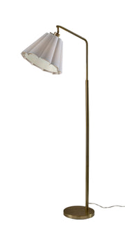 Lyra Floor Lamp 60" Antique Brass - 3-Way-Lighting-DECOROLALA
