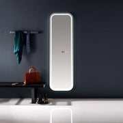 18" LED Mirror - Anti-Fog, Time & Temperature Display