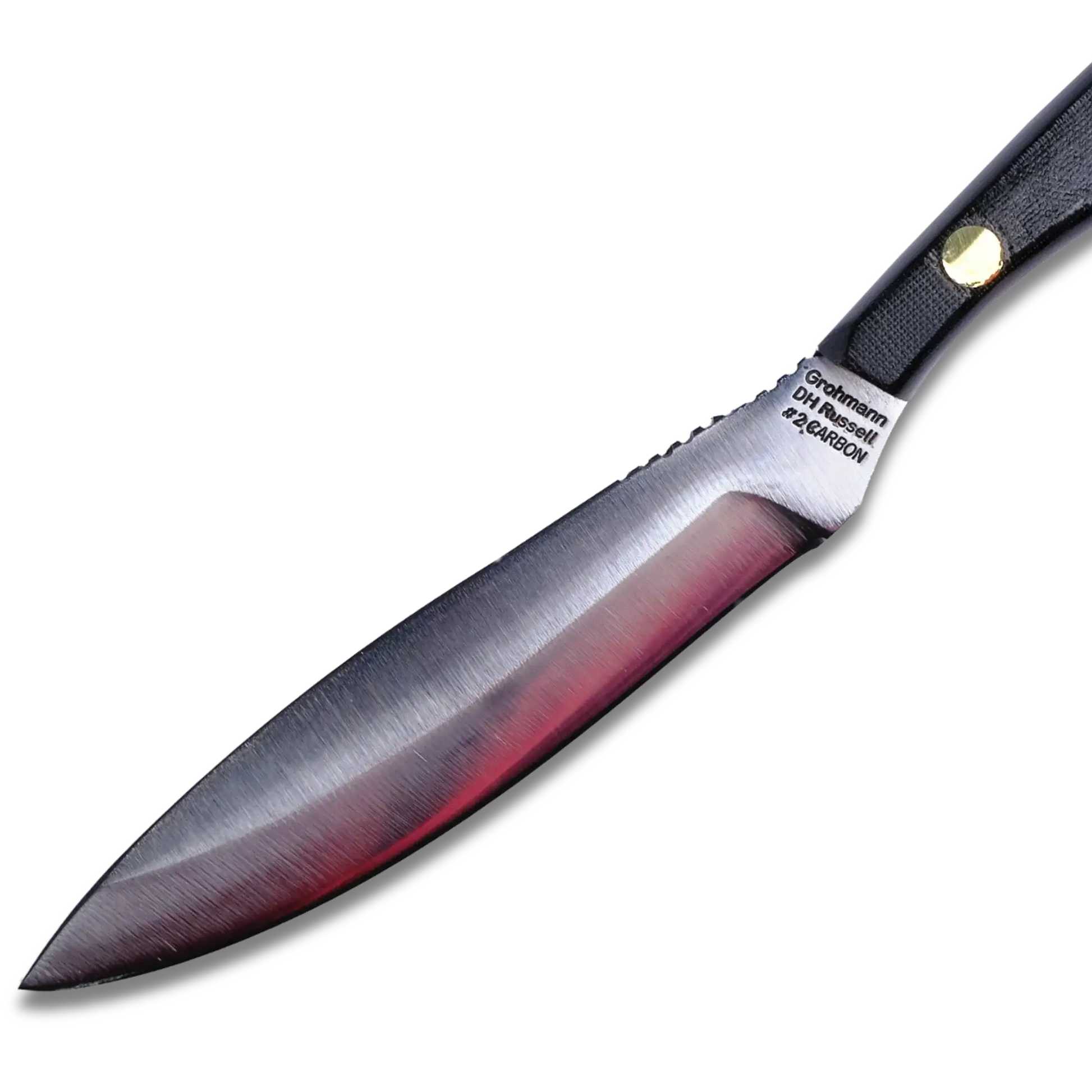 Trout and Bird Knife Carbon Steel Blade - Black Micarta handle  | M2C-3