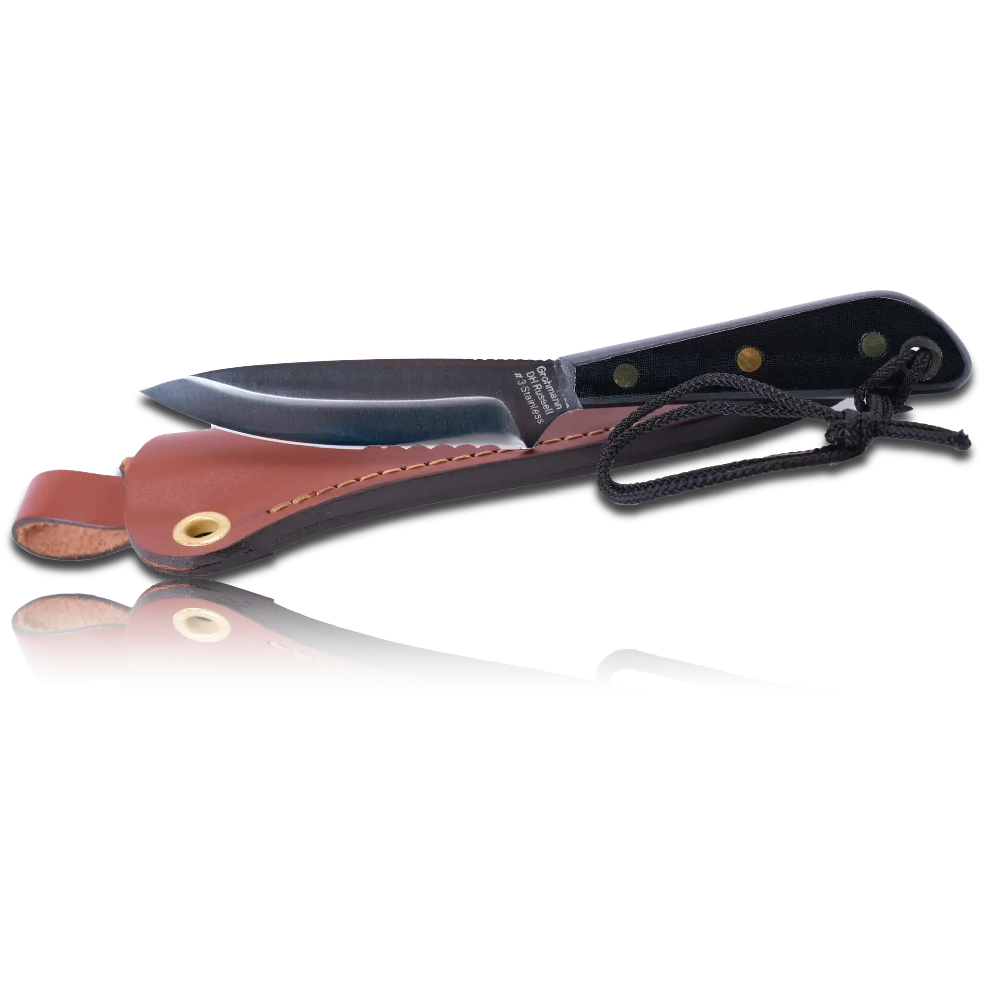 The D.H. Russel Boat Knife | Micarata handle Stainless Steel Serrated Blade| M3SW-3
