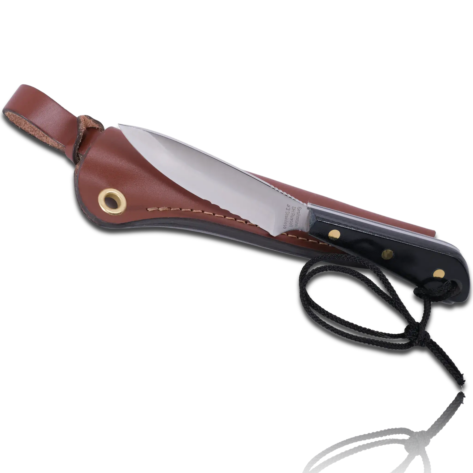 The D.H. Russel Boat Knife | Micarata handle Stainless Steel Serrated Blade| M3SW-2