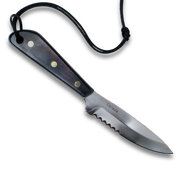 The D.H. Russel Boat Knife | Micarata handle Stainless Steel Serrated Blade| M3SW-0