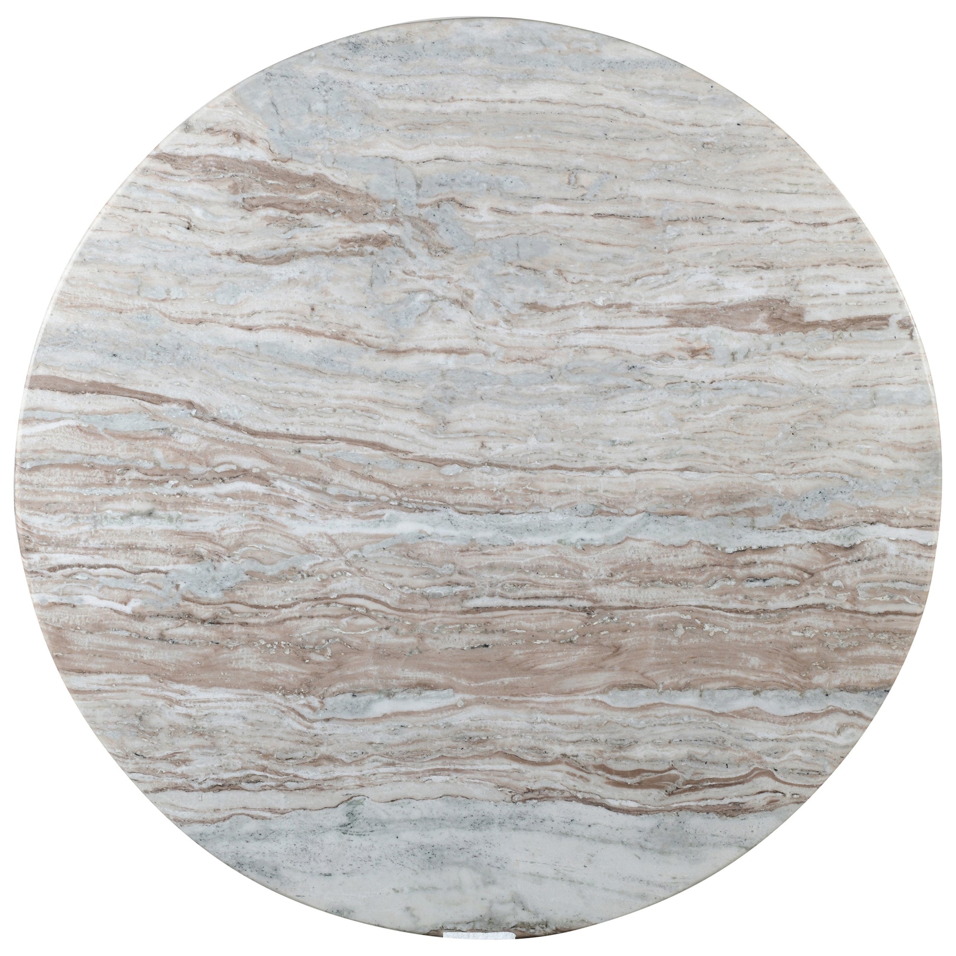 MARTINA-50" ROUND DINING TABLE-WALNUT-DECOROLALA