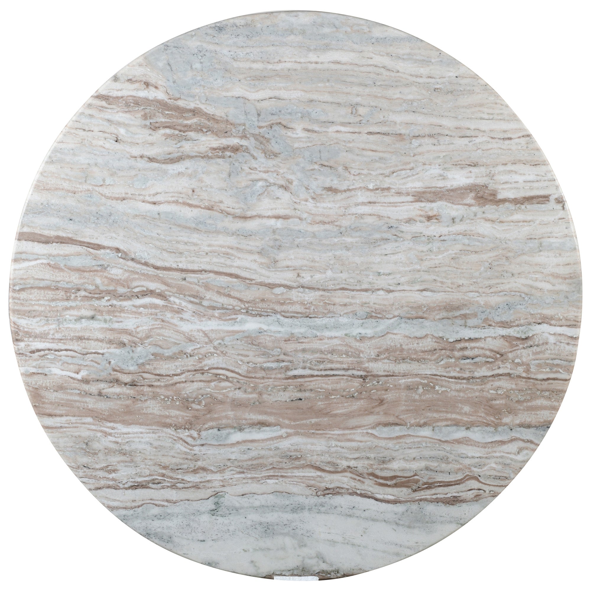 MARTINA-50" ROUND DINING TABLE-WALNUT-DECOROLALA