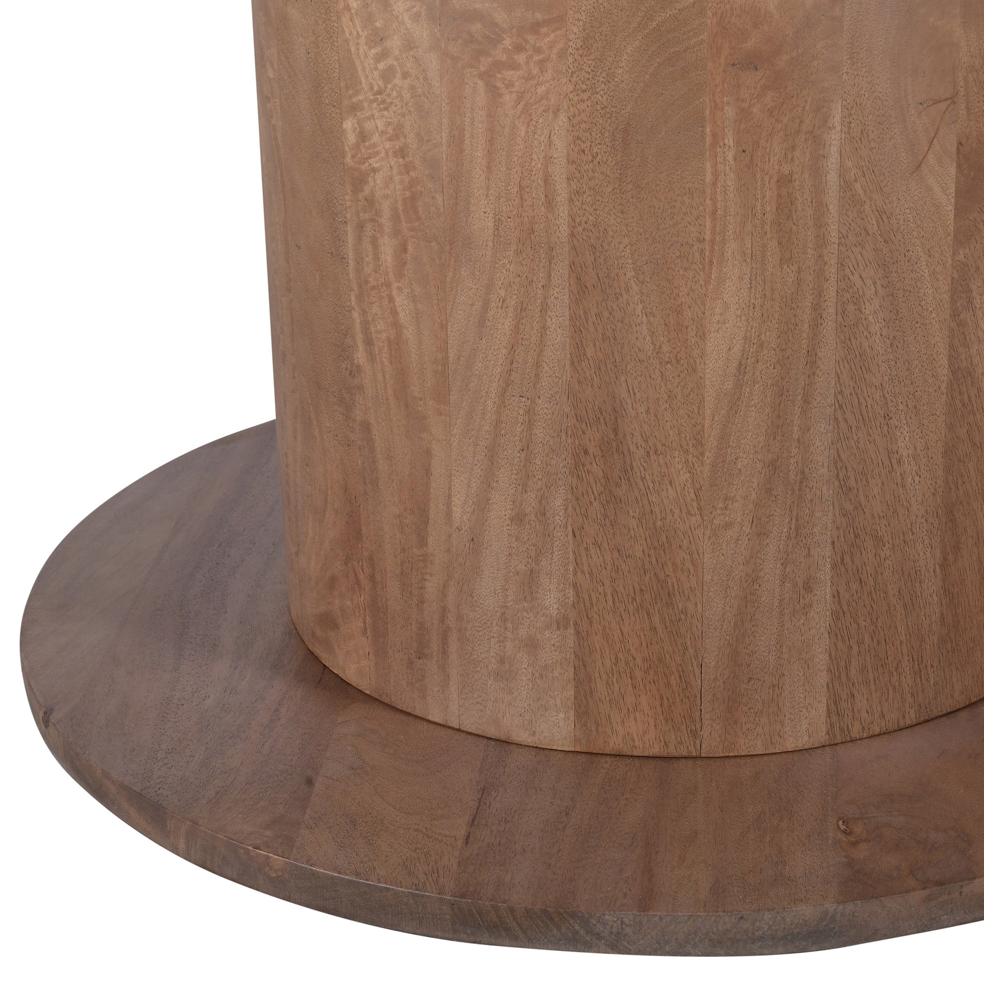 MARTINA-50" ROUND DINING TABLE-WALNUT-DECOROLALA