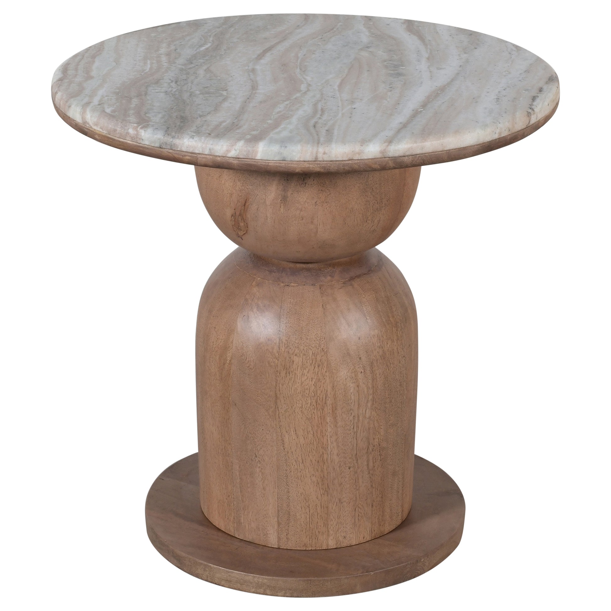 MARTINA-ACCENT TABLE-WALNUT-DECOROLALA