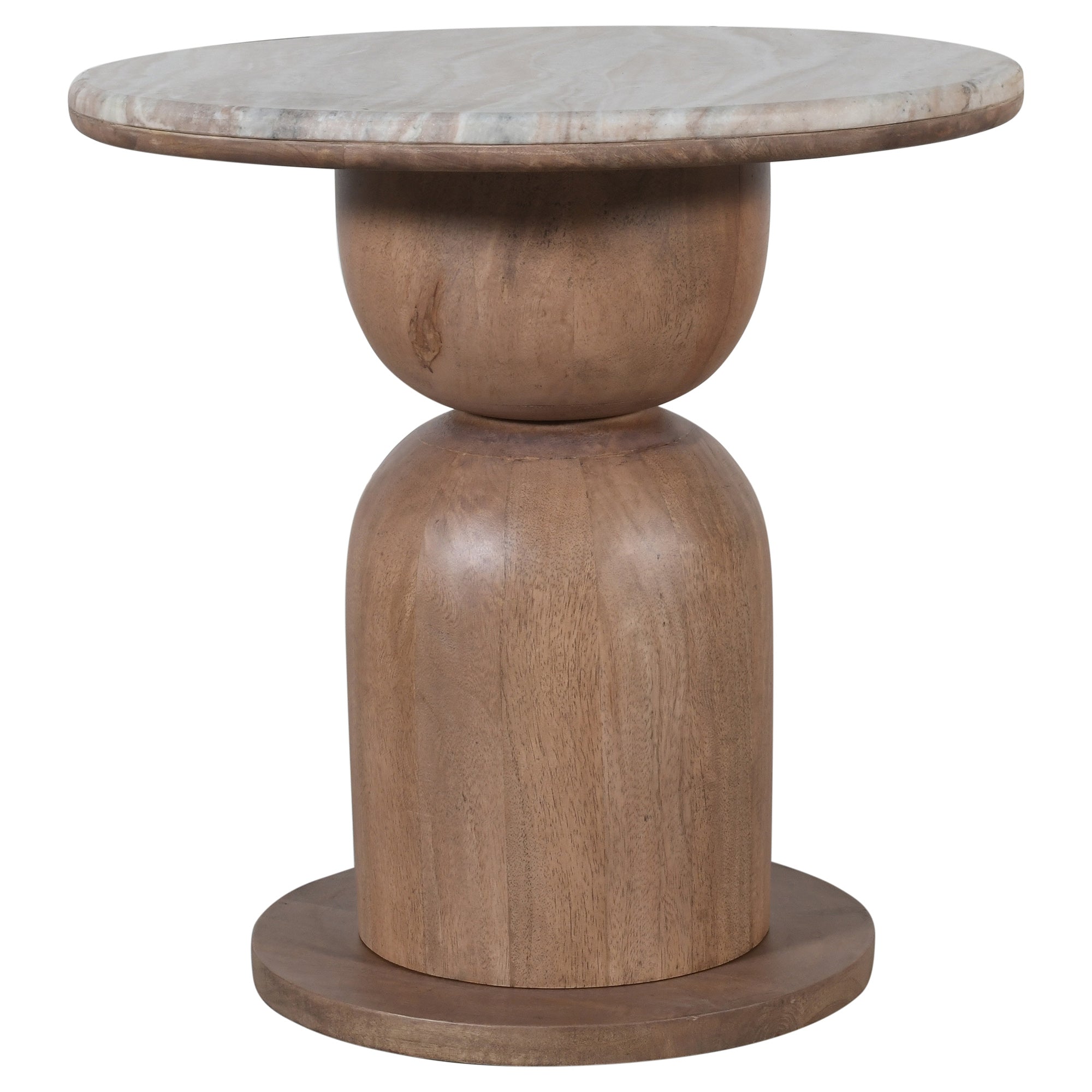 MARTINA-ACCENT TABLE-WALNUT-DECOROLALA