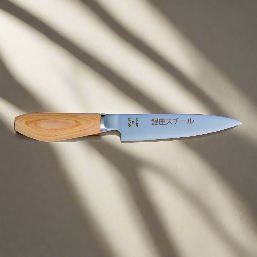 MATSUE 130 | MV Stainless Steel Petty Knife 130mm/Natural Wood Handle-Petty Knife-DECOROLALA