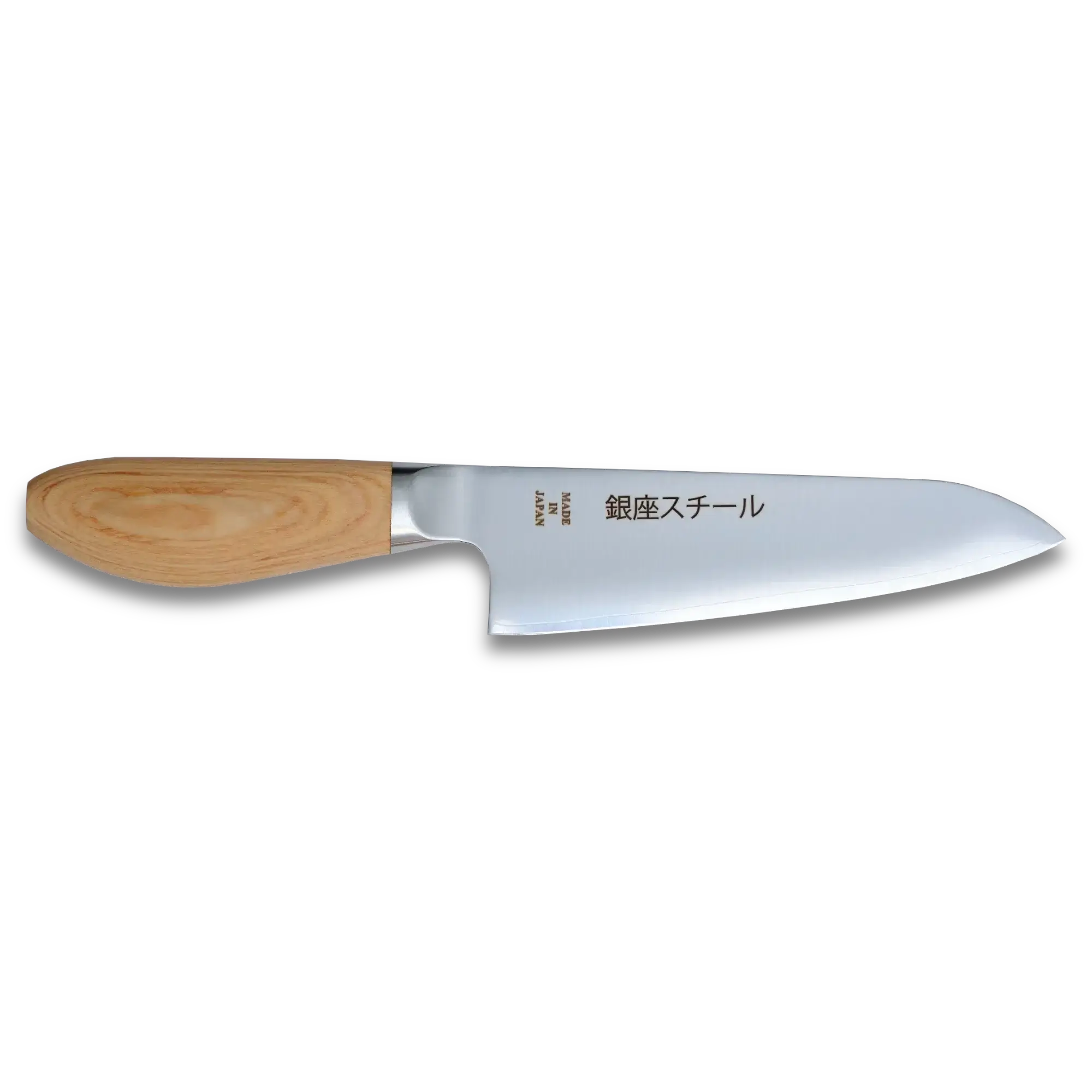 MATSUE 165 - MV Stainless Steel Santoku Knife 165mm/Natural Wood Handle-Santoku Knife-DECOROLALA