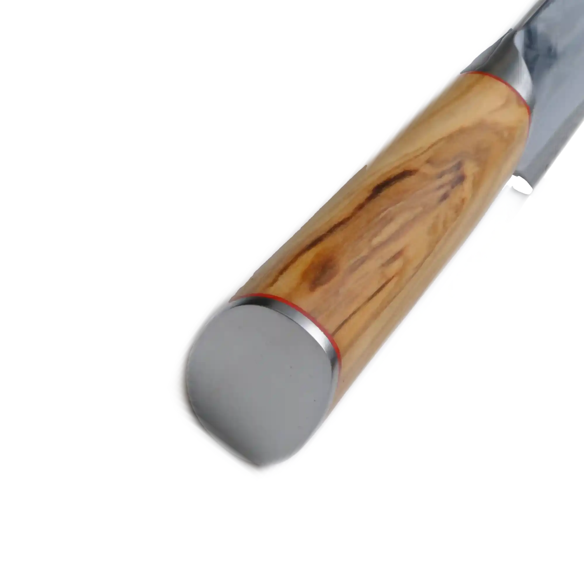 MIA Z | BREAD KNIFE 8" Damascus AUS10 Steel 67 Layer / Olive Wood handle-Bred Knife-DECOROLALA