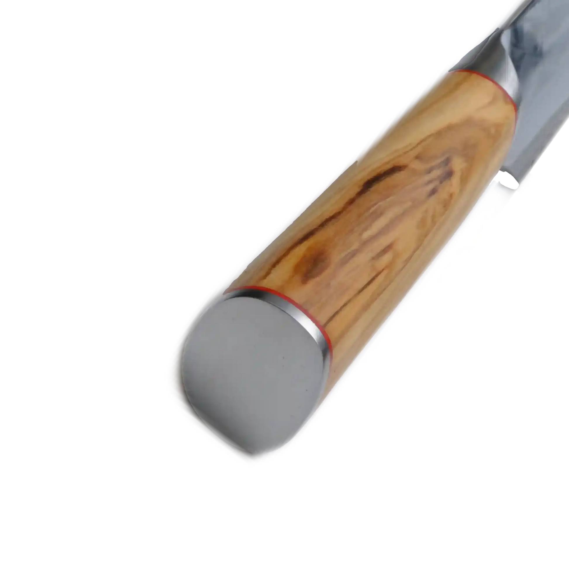 MIA Z Bread Knife 8" Damascus AUS10 Steel Olive Wood-Bred Knife-DECOROLALA