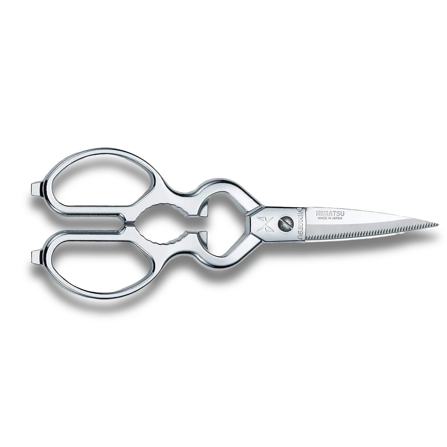 MIMATSU Stainless Steel Kitchen Scissors – Screw-Type | Made in Japan-0