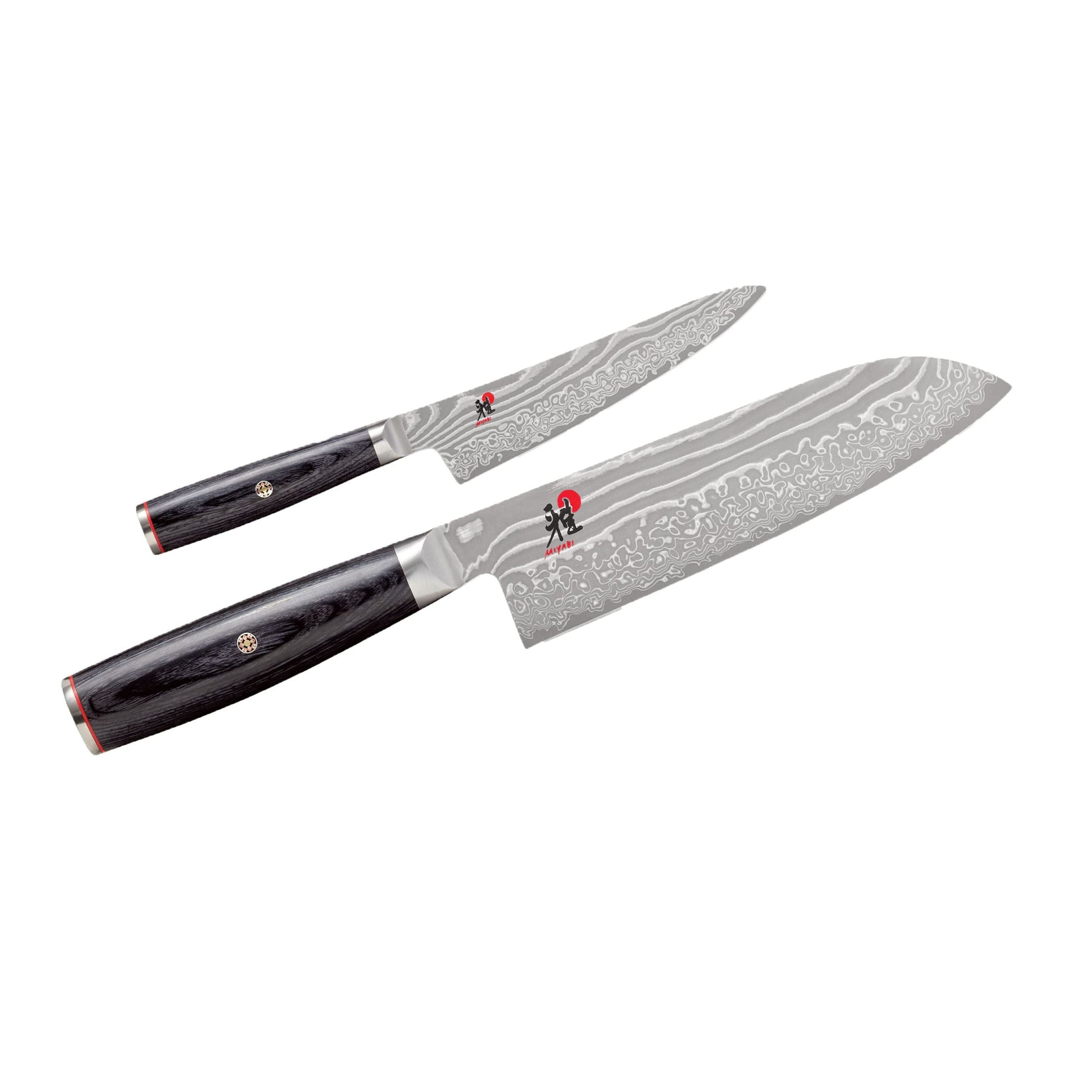 MIYABI 5000 FC-D 2pc Knife Set Santoku Prep-Knife Set-DECOROLALA