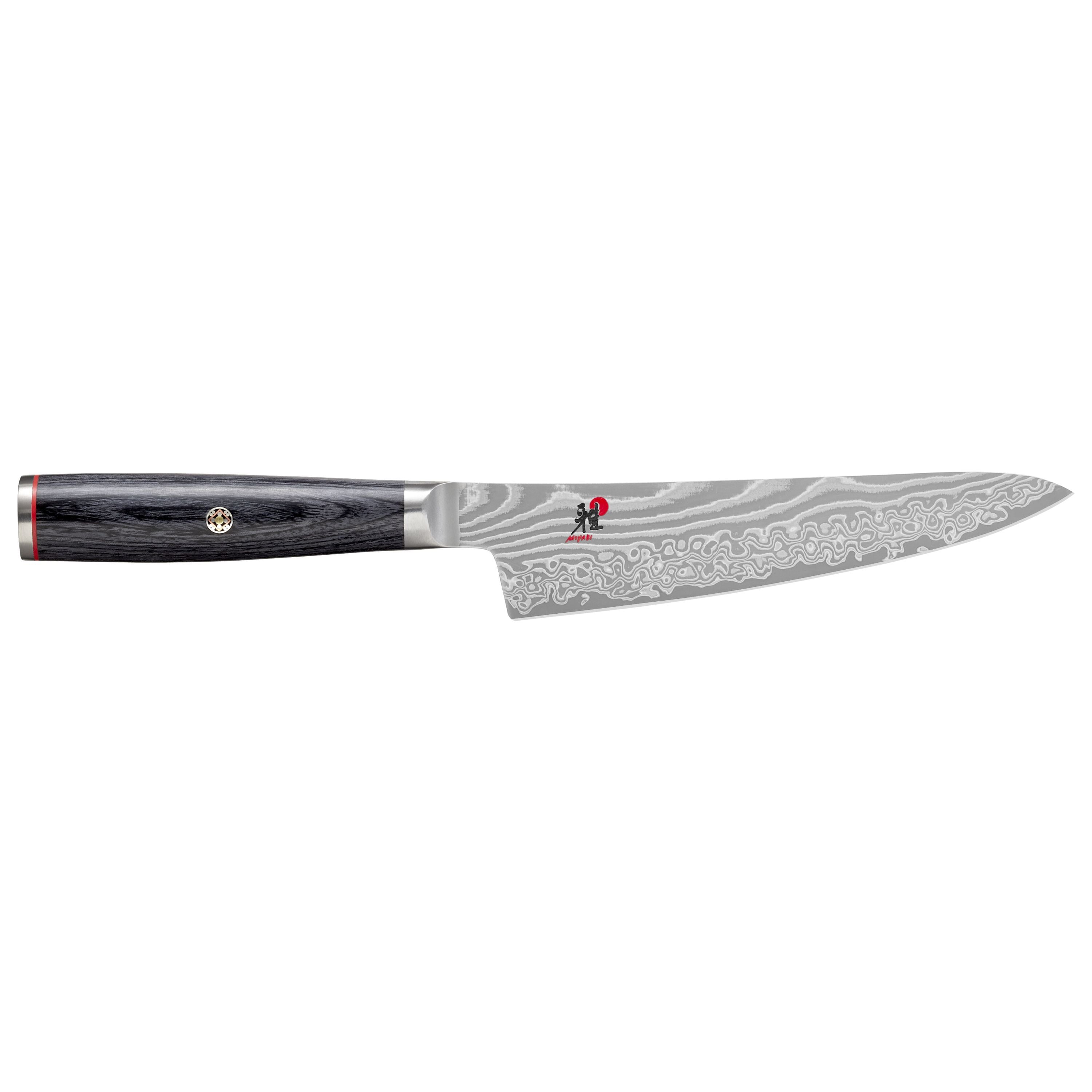 MIYABI 5000 FC-D 5.5 inch Shotoh, Black-Utility Knife-DECOROLALA