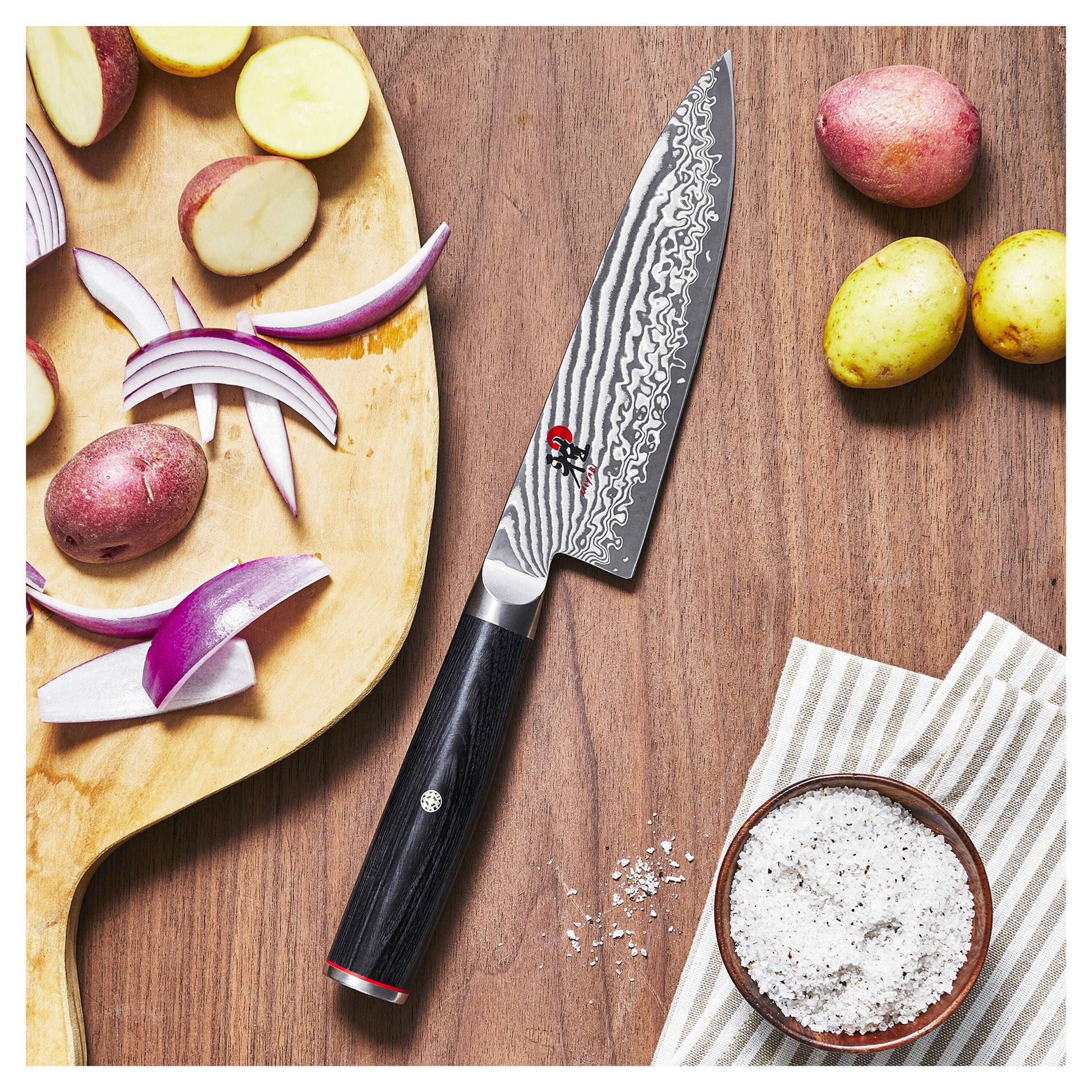 MIYABI 5000 FC-D 6 inch Gyutoh, Black-Chef Knife-DECOROLALA