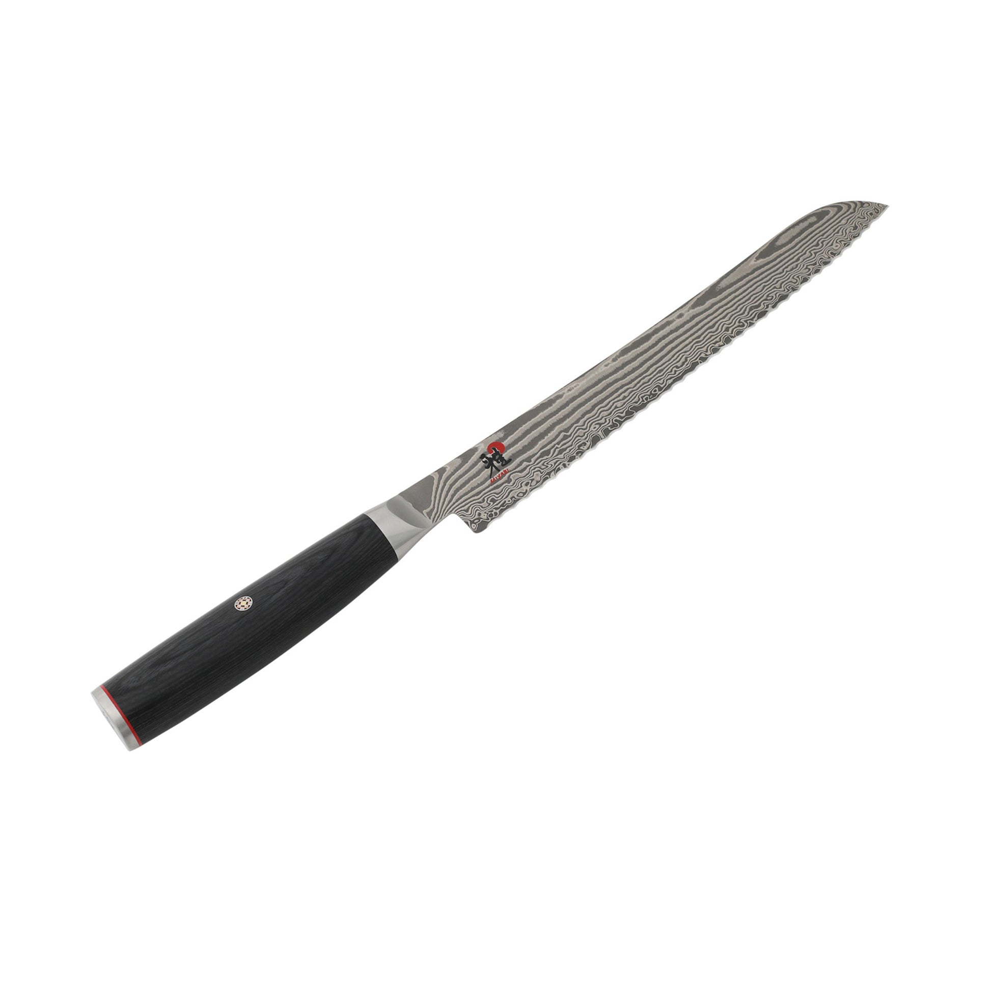 MIYABI 5000 FC-D 9.5 inch Bread Knife, Black-Bread Knife-DECOROLALA