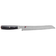 MIYABI 5000 FC-D 9.5 inch Bread Knife, Black-Bread Knife-DECOROLALA