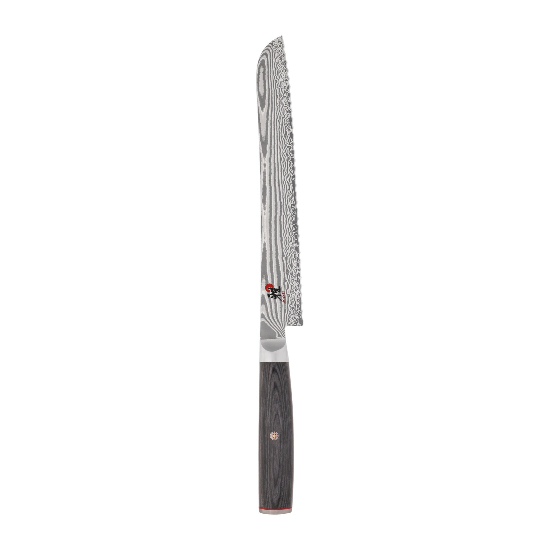 MIYABI 5000 FC-D Bread Knife 9.5" Black-Bread Knife-DECOROLALA