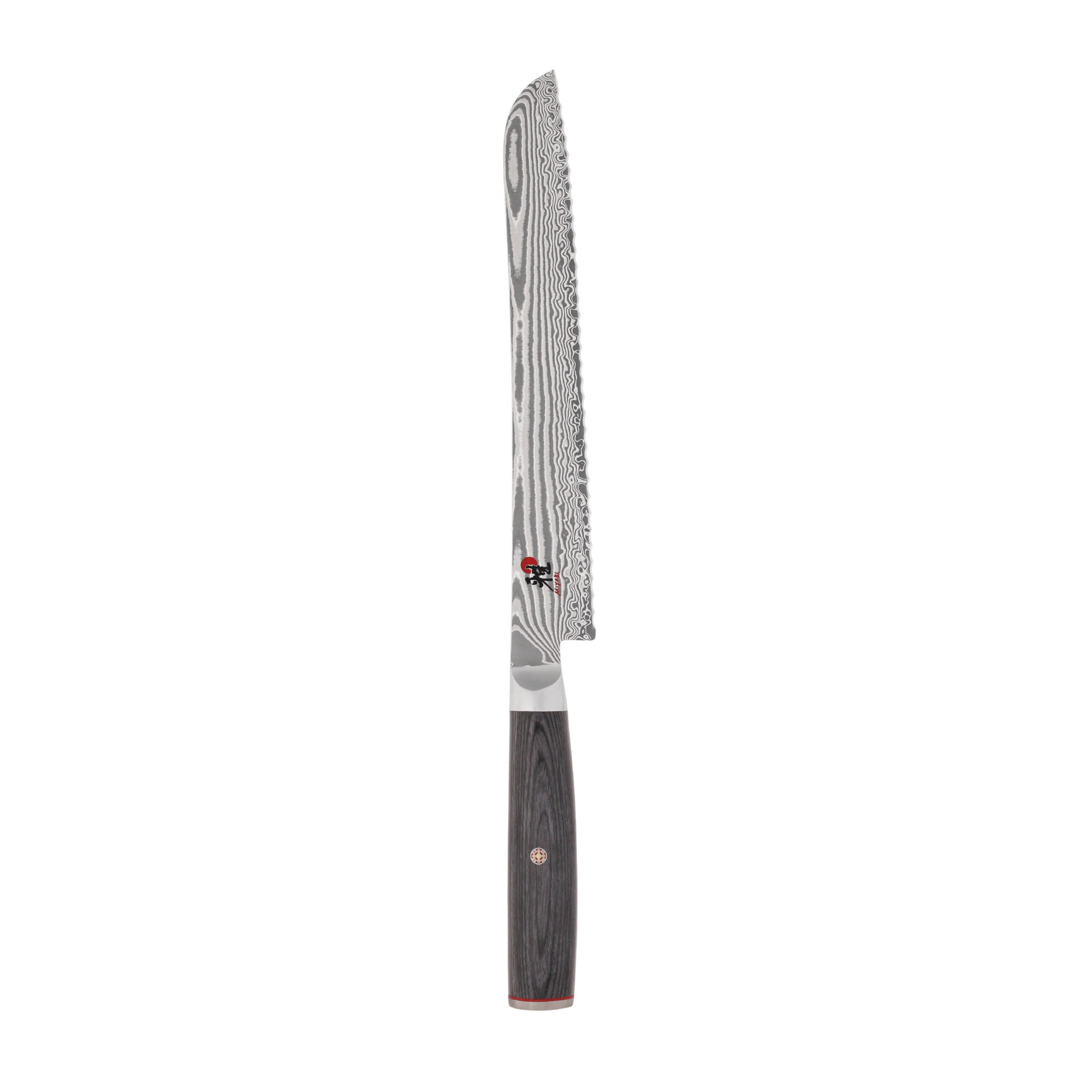 MIYABI 5000 FC-D Bread Knife 9.5" Black-Bread Knife-DECOROLALA