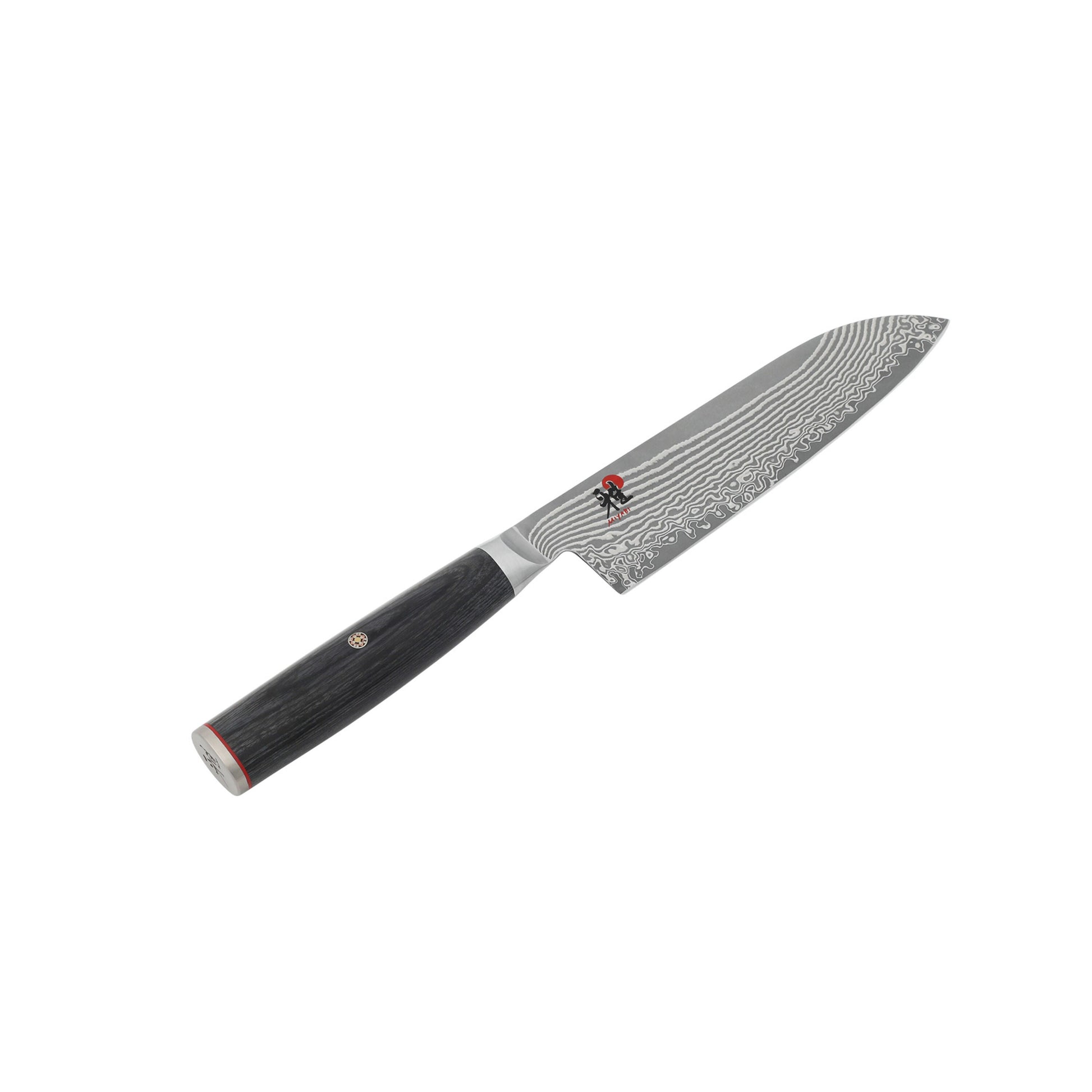 MIYABI 5000 FC-D Santoku 7" Black-Santoku Knife-DECOROLALA