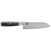 MIYABI 5000 FC-D Santoku 7" Black-Santoku Knife-DECOROLALA