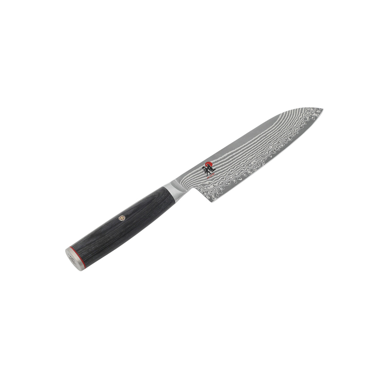 MIYABI 5000 FC-D Santoku 7" Black-Santoku Knives-DECOROLALA