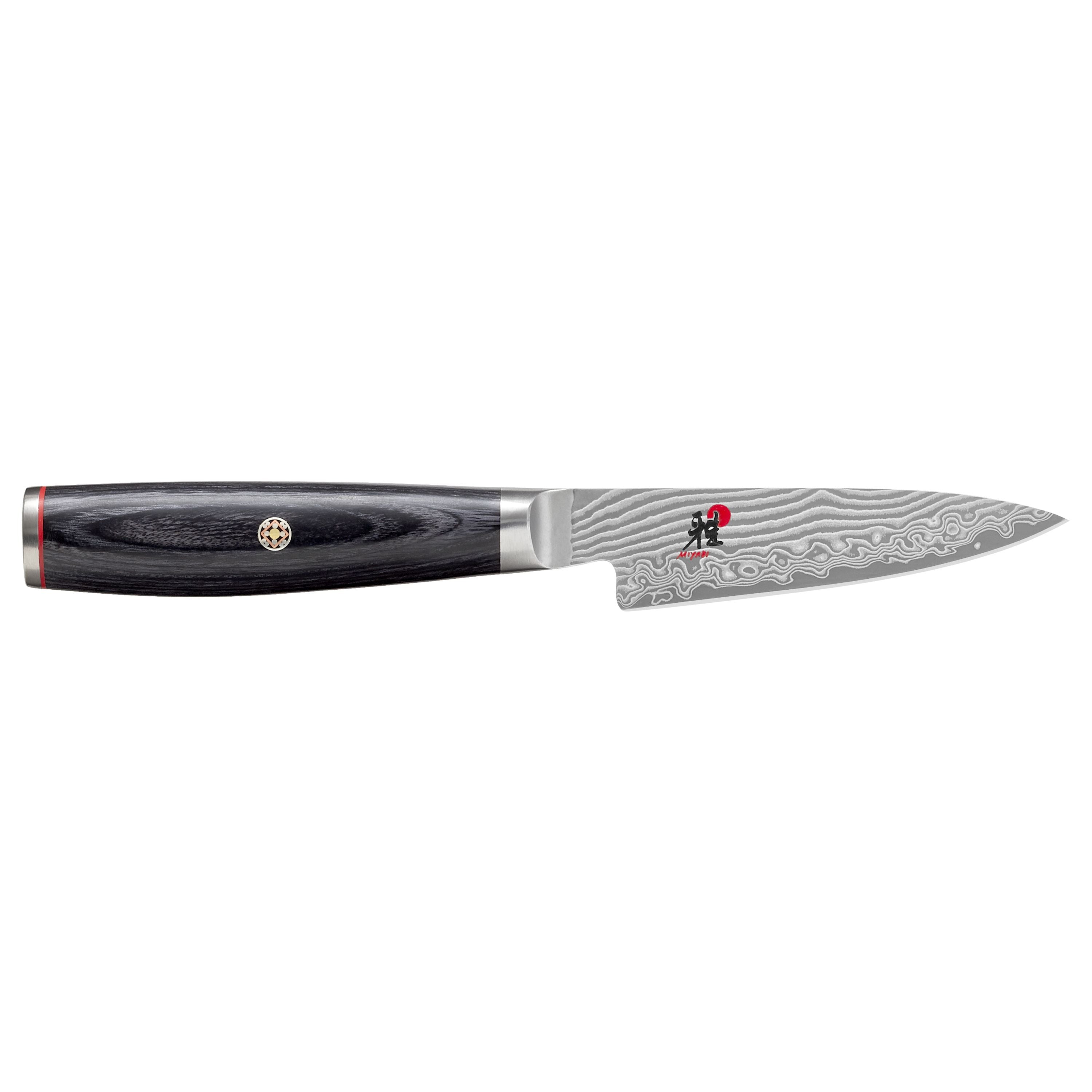 MIYABI 5000 FC-D Shotoh 3.5" Black-Utility Knife-DECOROLALA