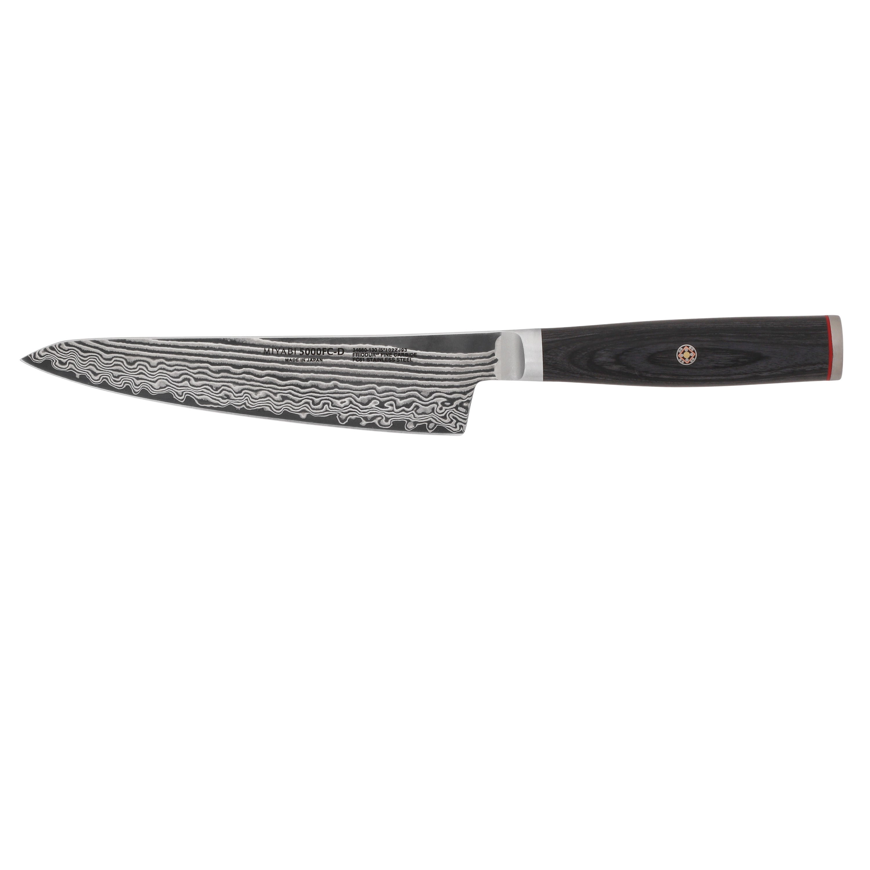 MIYABI 5000 FC-D Shotoh 5.5" Black-Utility Knife-DECOROLALA