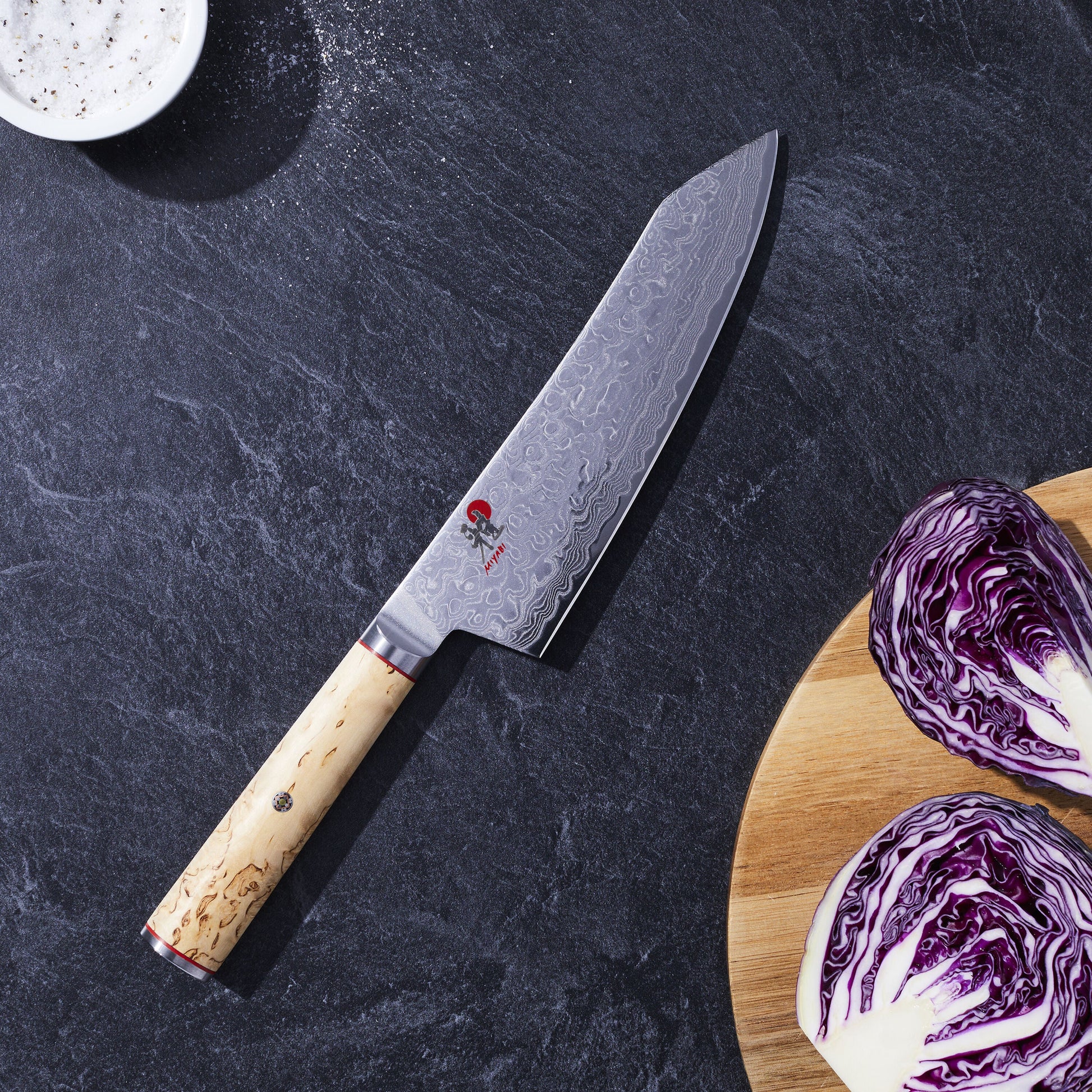 MIYABI 5000 MCD Santoku 7" Birch Handle-Santoku Knife-DECOROLALA