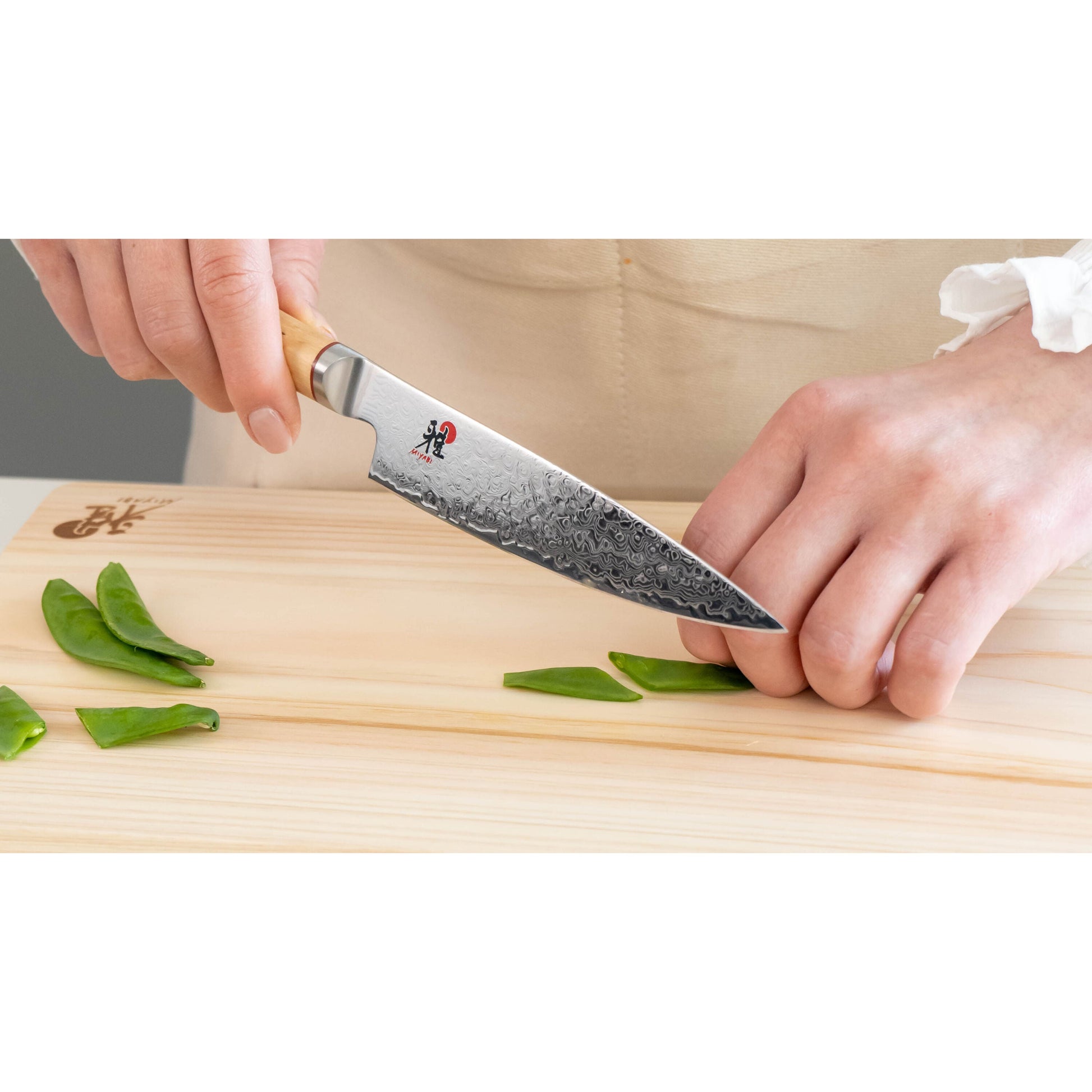 MIYABI 5000 MCD Shotoh 5" Brown Handle-Utility Knife-DECOROLALA