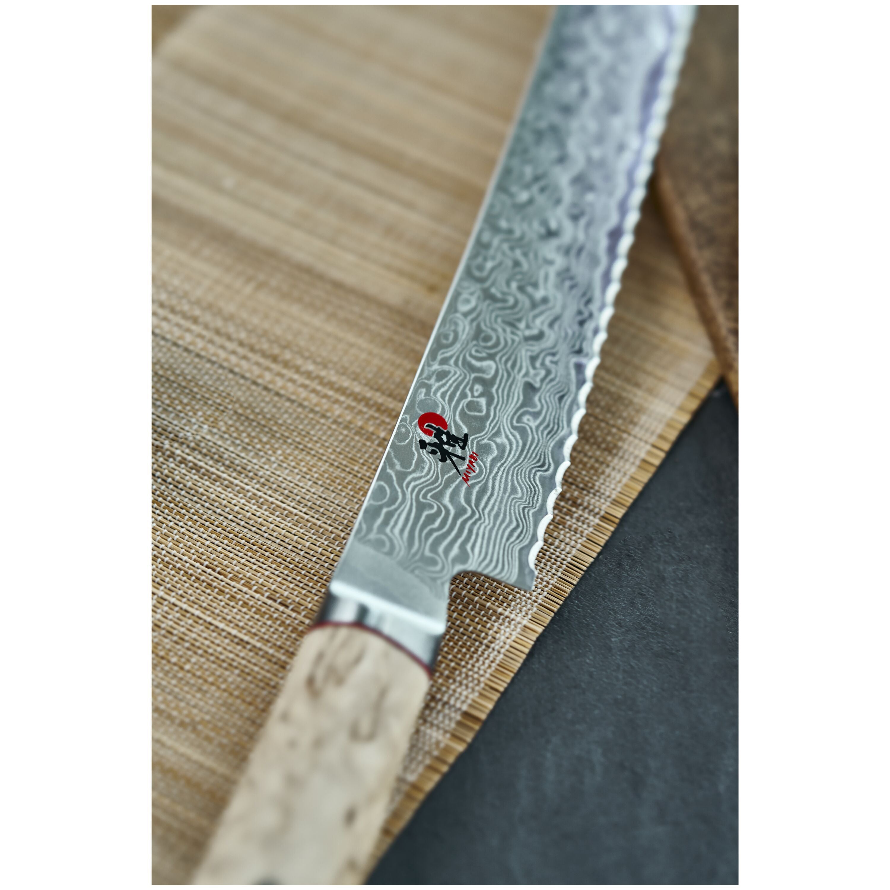 MIYABI 5000MCD Bread Knife 9" - Brown-Bread Knife-DECOROLALA