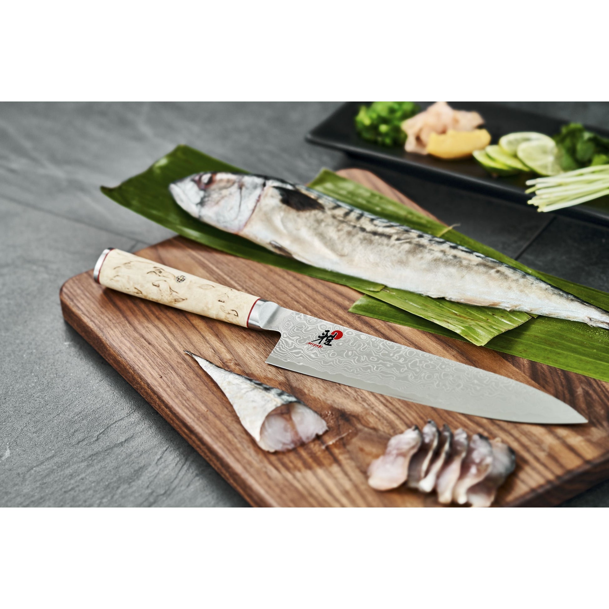 MIYABI 5000MCD Gyutoh 8" Brown Handle-Chef Knife-DECOROLALA
