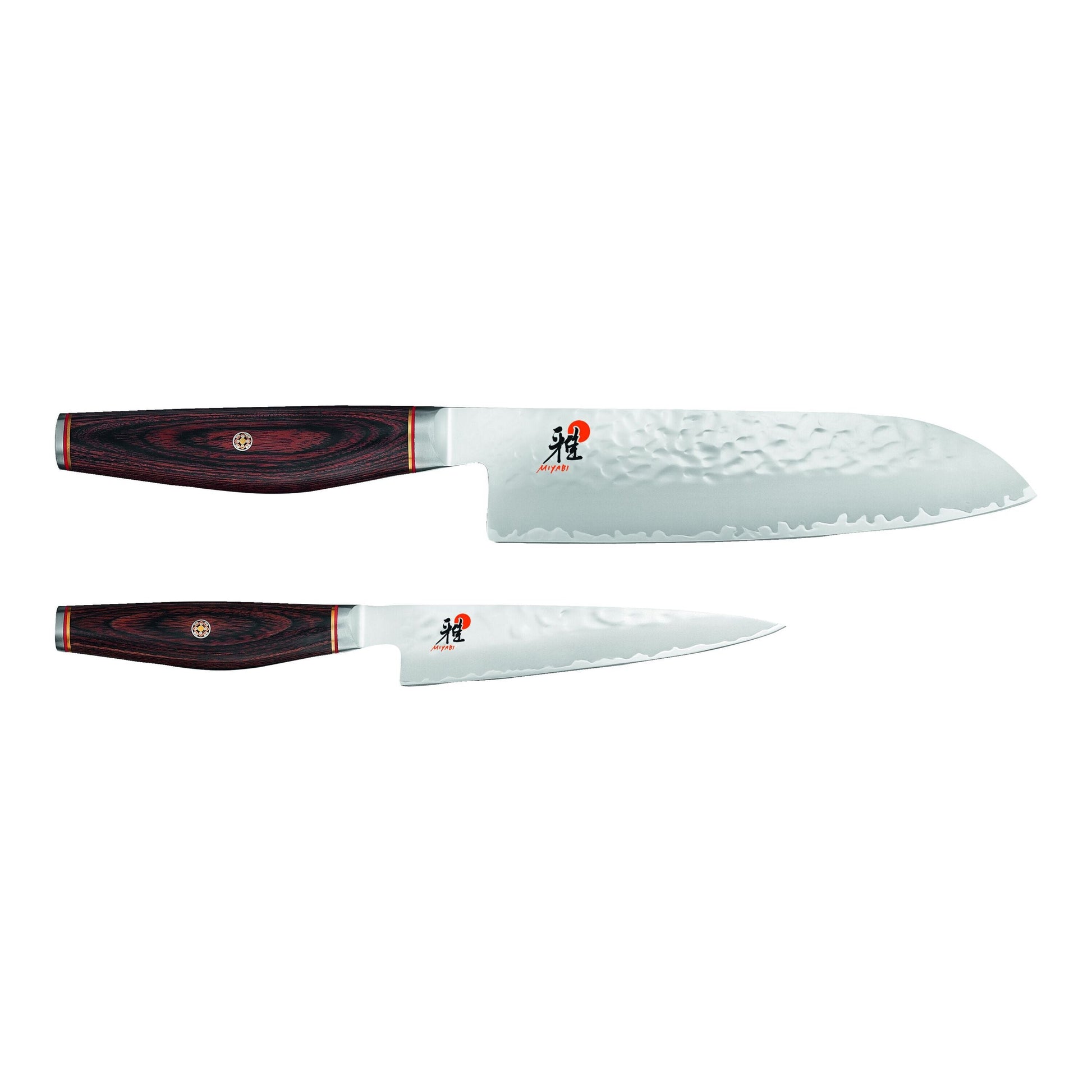 MIYABI 6000 MCT 2 Piece Knife Set, Brown-Knife Set-DECOROLALA
