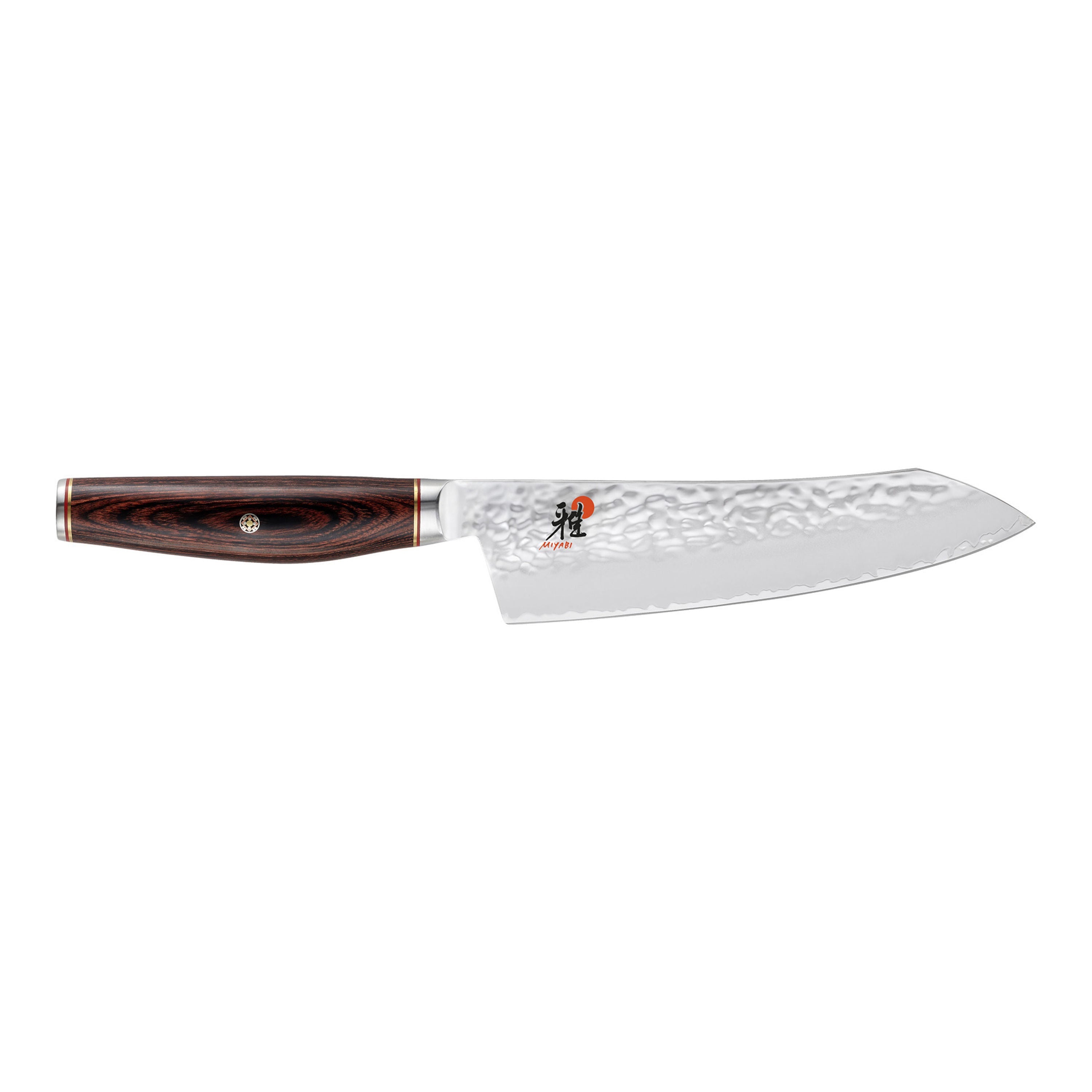 MIYABI 6000 MCT 7 inch Rocking Santoku, Brown-Santoku Knife-DECOROLALA