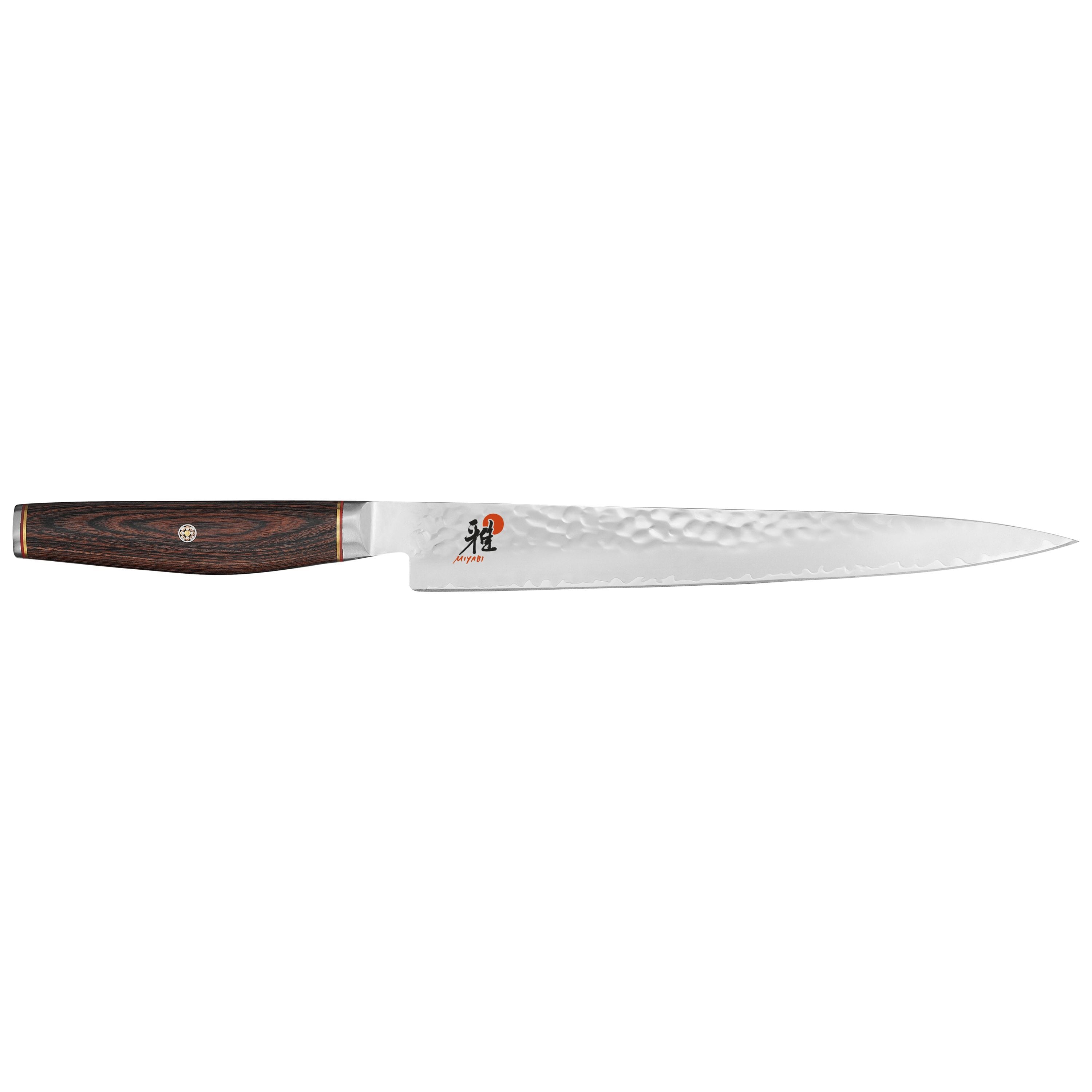 MIYABI 6000 MCT Sujihiki 9.5" Brown-Carving Knife-DECOROLALA
