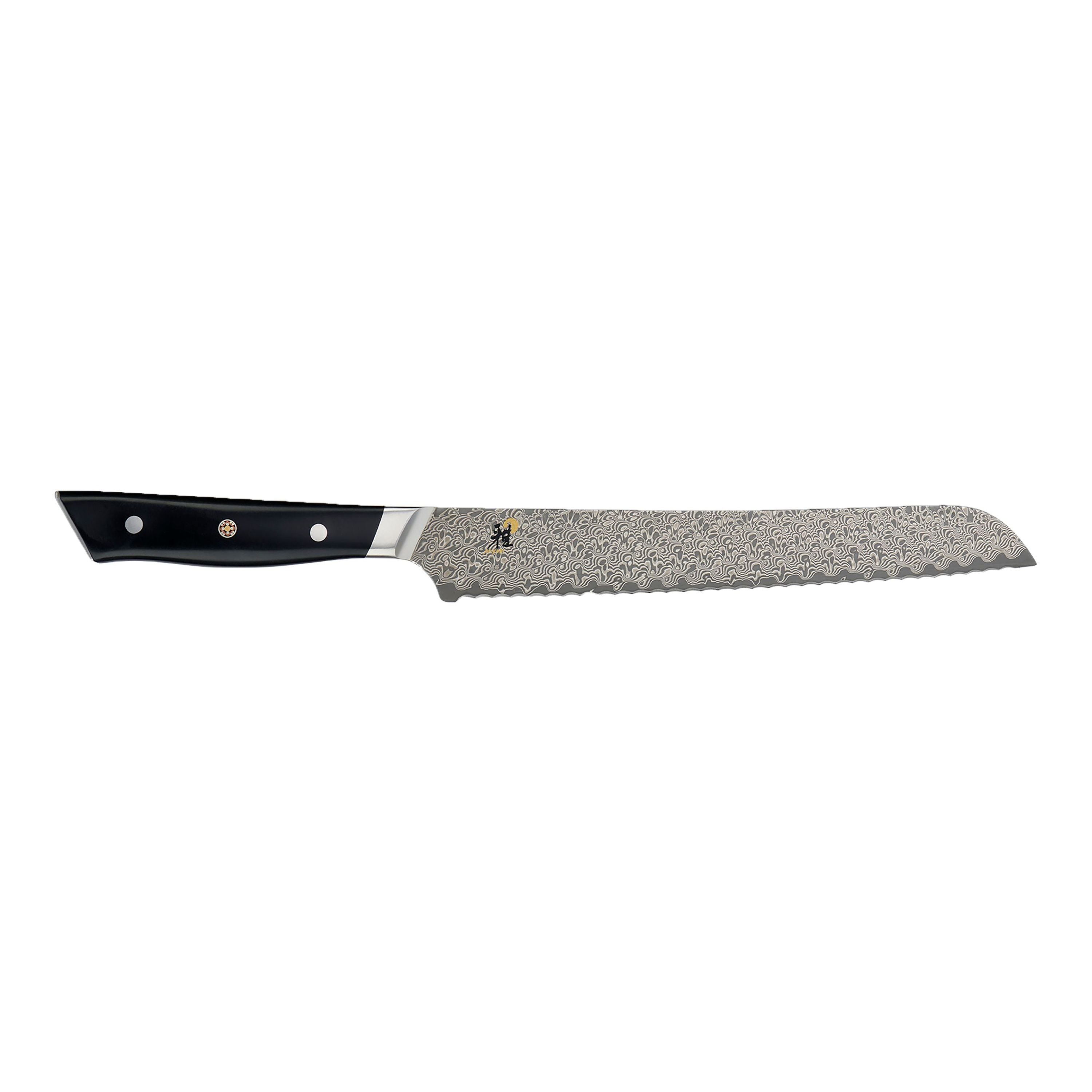 MIYABI 800 Hibana Bread Knife 9.5" Damascus-Bread Knife-DECOROLALA