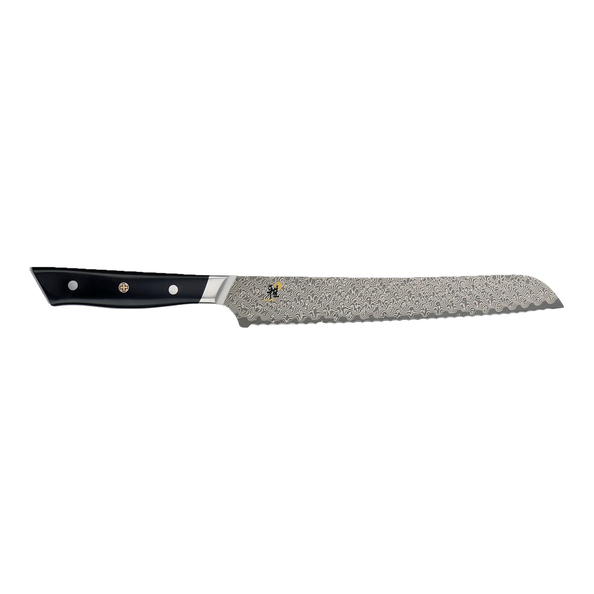 MIYABI 800 Hibana Bread Knife 9.5" Damascus-Bread Knives-DECOROLALA
