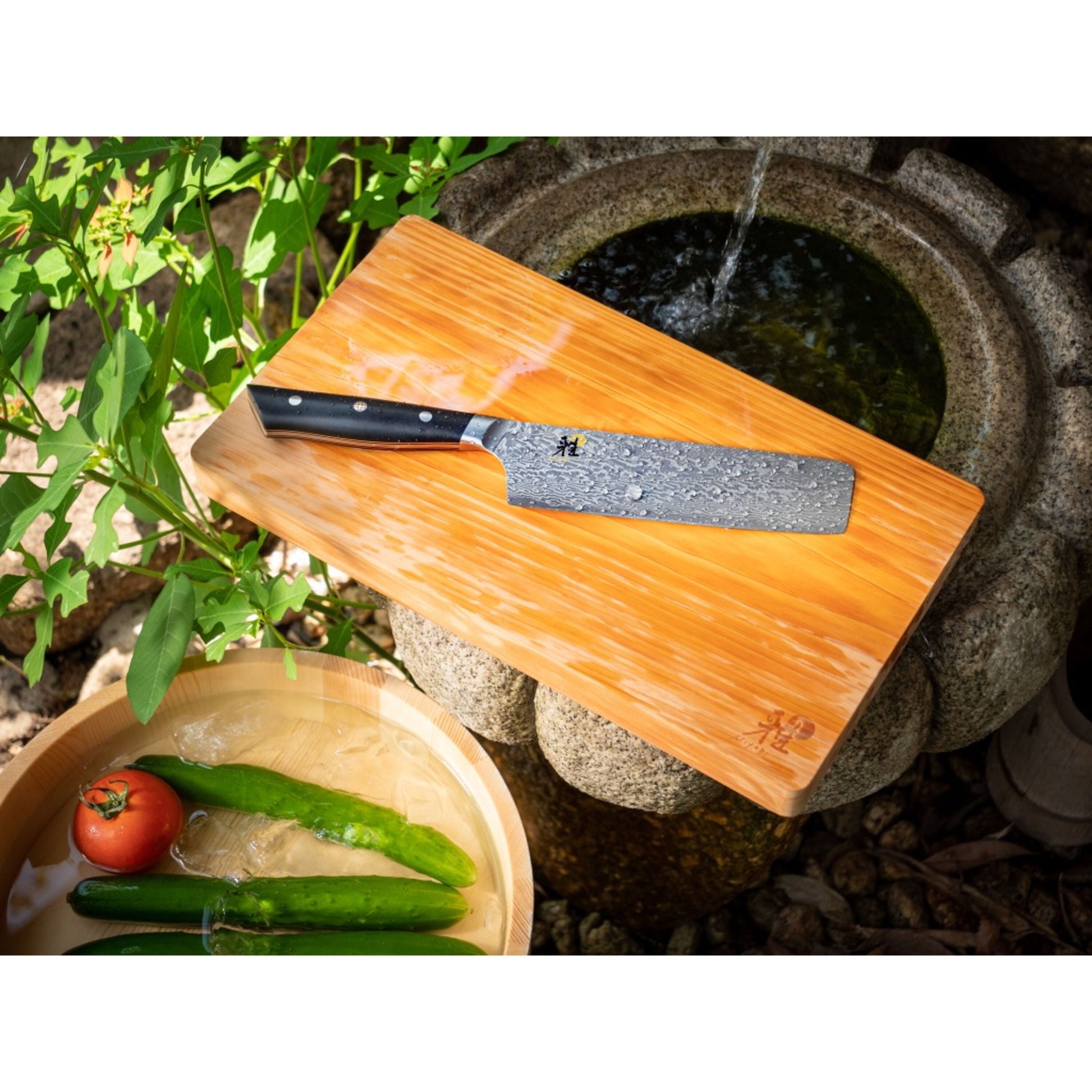 MIYABI 800 Nakiri 6.5" Damascus Steel-Nakiri Knife-DECOROLALA